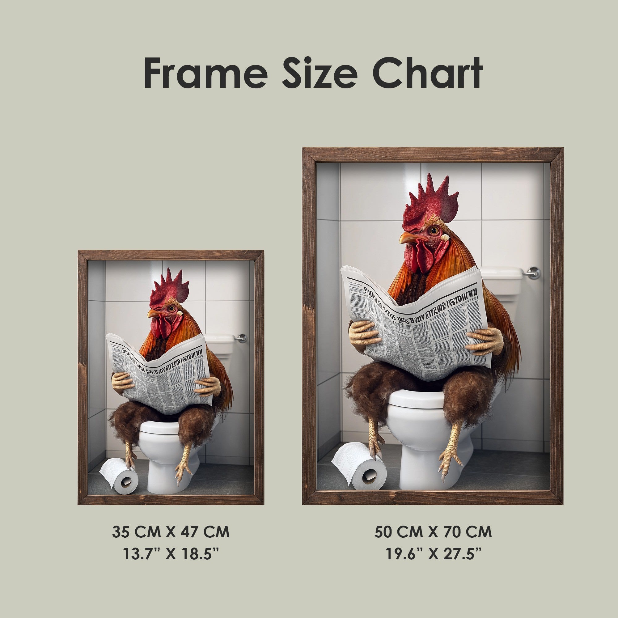 Quadro Decorativo MDF Emoldurado Multicolor TUN050-L - Impressão UV em Madeira de Pinho 35x47cm