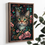 Quadro Decorativo MDF Emoldurado Multicolor TUN055-L - Impressão UV em Madeira de Pinho 35x47cm