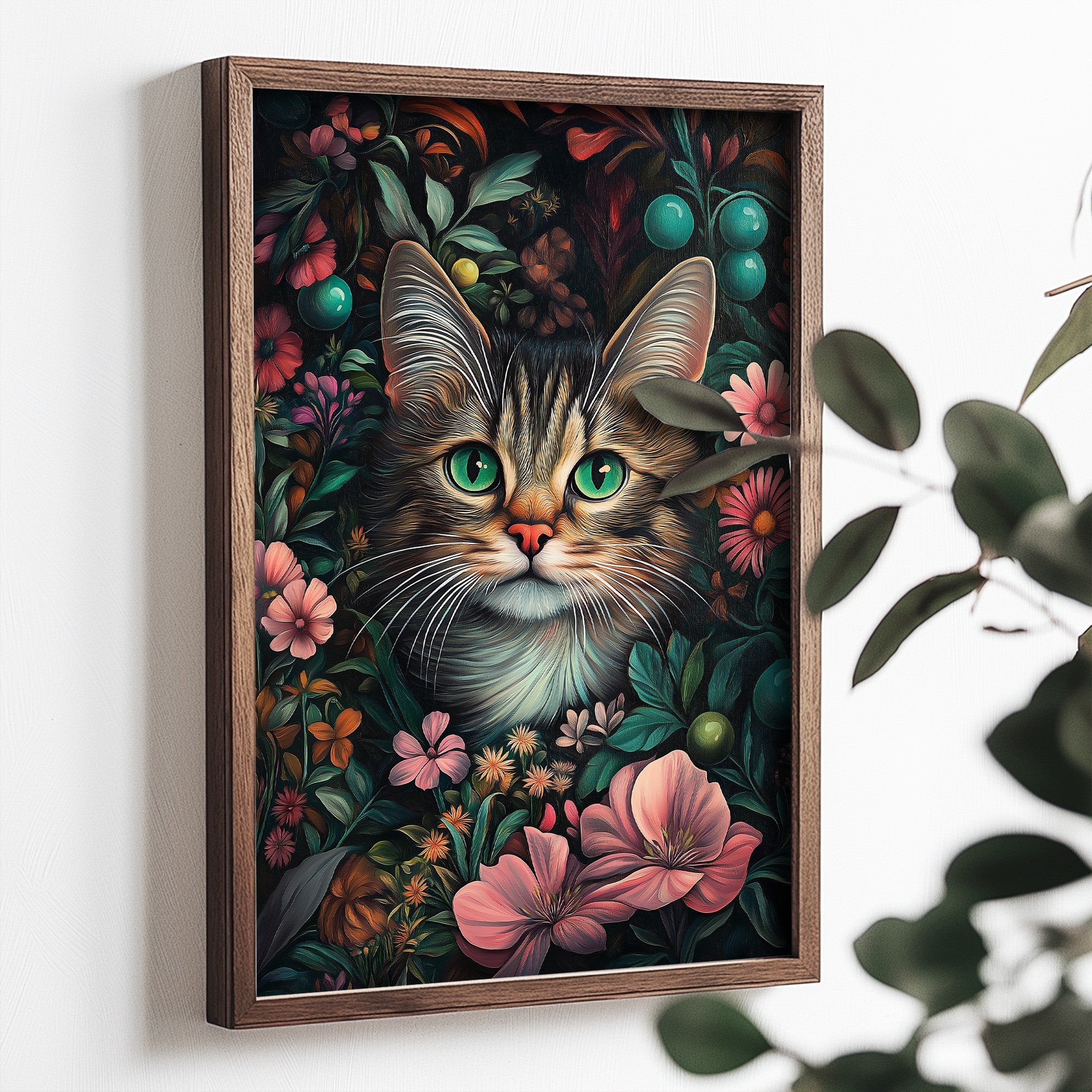 Quadro Decorativo MDF Emoldurado Multicolor TUN055-L - Impressão UV em Madeira de Pinho 35x47cm