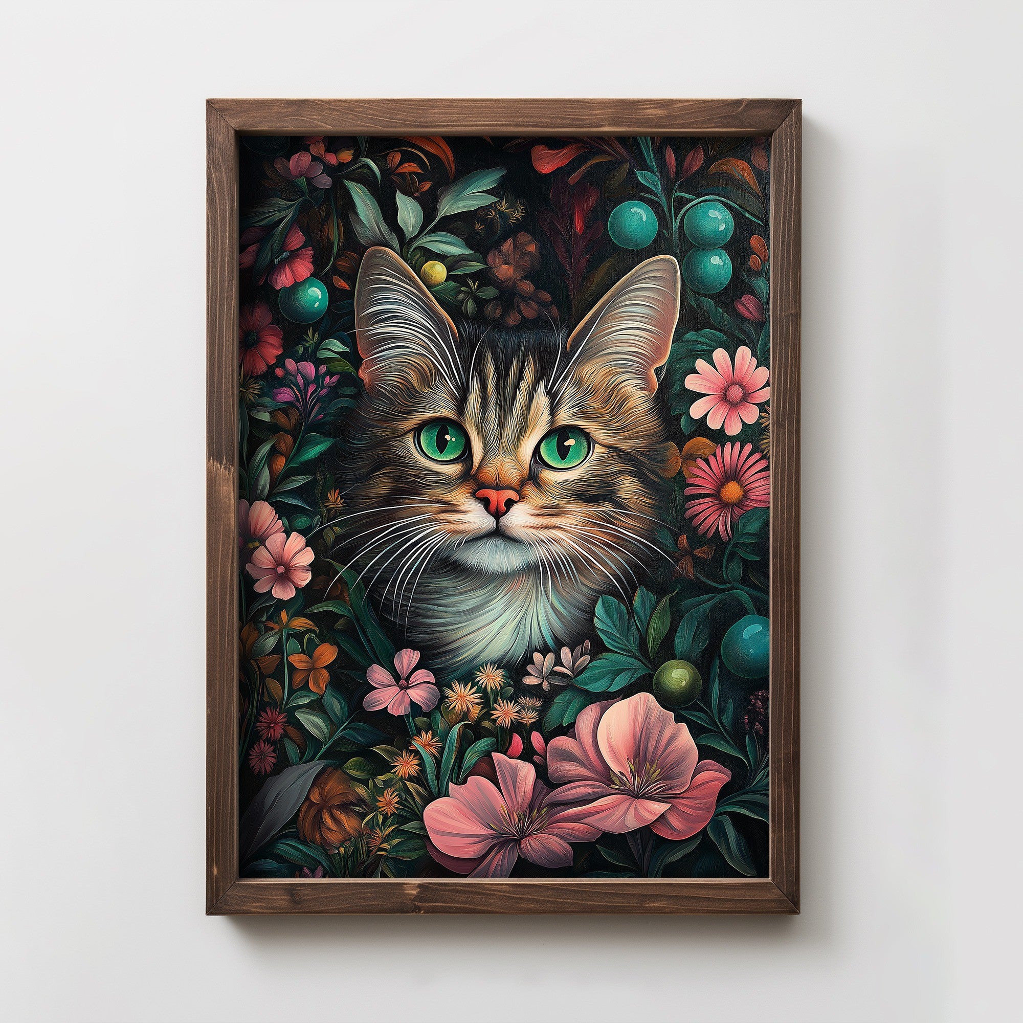 Quadro Decorativo MDF Emoldurado Multicolor TUN055-L - Impressão UV em Madeira de Pinho 35x47cm