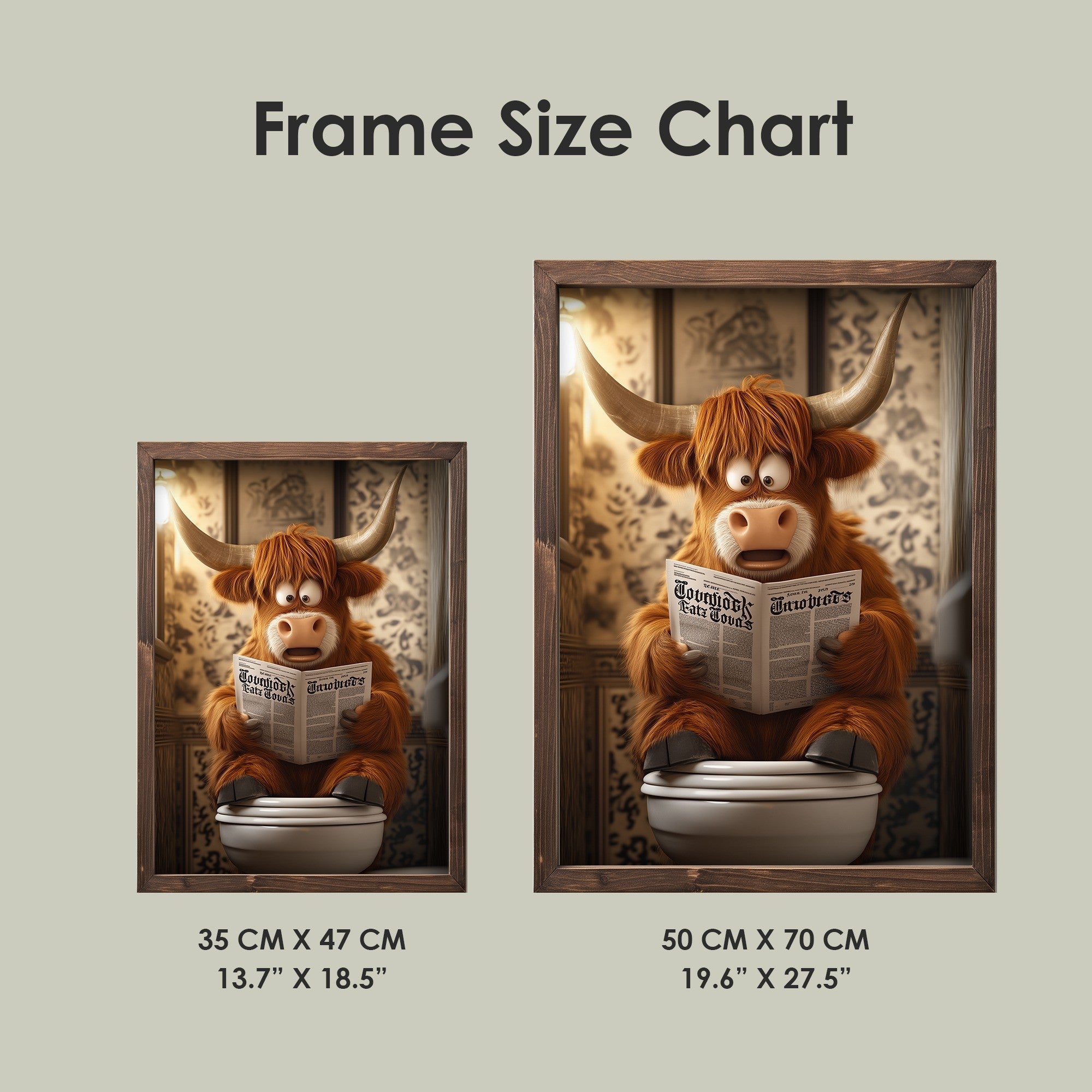 Quadro Decorativo MDF Emoldurado Multicolor TUN058-L - Impressão UV em Madeira de Pinho 35x47cm