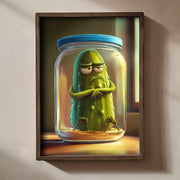 Quadro Decorativo MDF Multicolor com Moldura de Pinho - Impressão UV 35x47cm