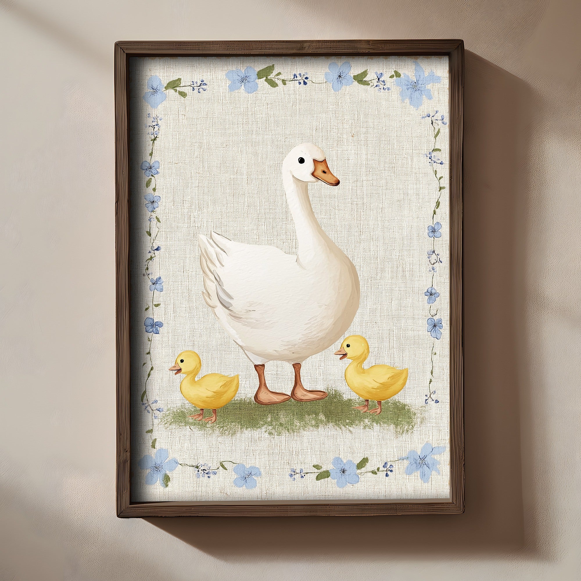 Quadro Decorativo MDF Emoldurado Multicolor 35x47cm - Impressão UV em Madeira de Pinho