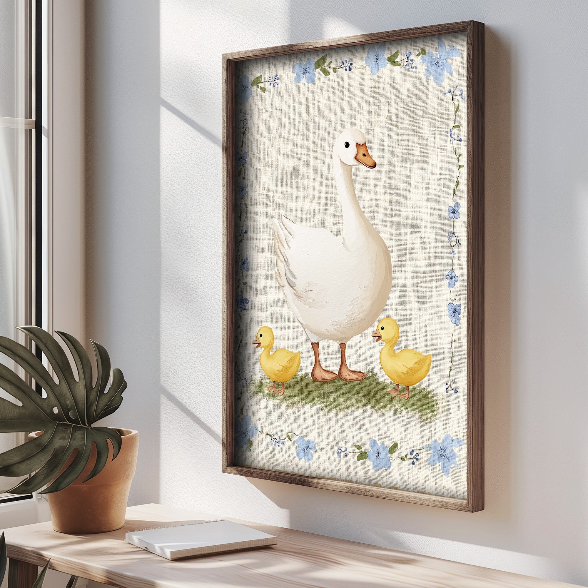 Quadro Decorativo MDF Emoldurado Multicolor 35x47cm - Impressão UV em Madeira de Pinho