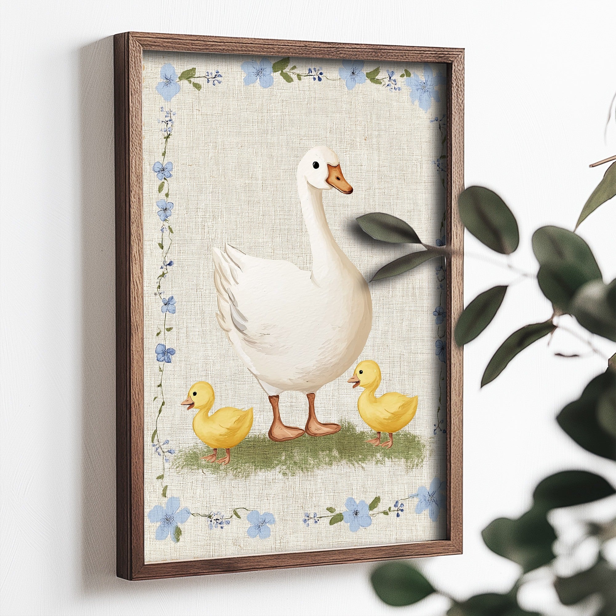 Quadro Decorativo MDF Emoldurado Multicolor 35x47cm - Impressão UV em Madeira de Pinho