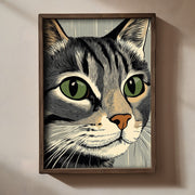 Quadro Decorativo MDF Emoldurado Multicolor TUN062-L - Impressão UV em Madeira de Pinho 35x47cm