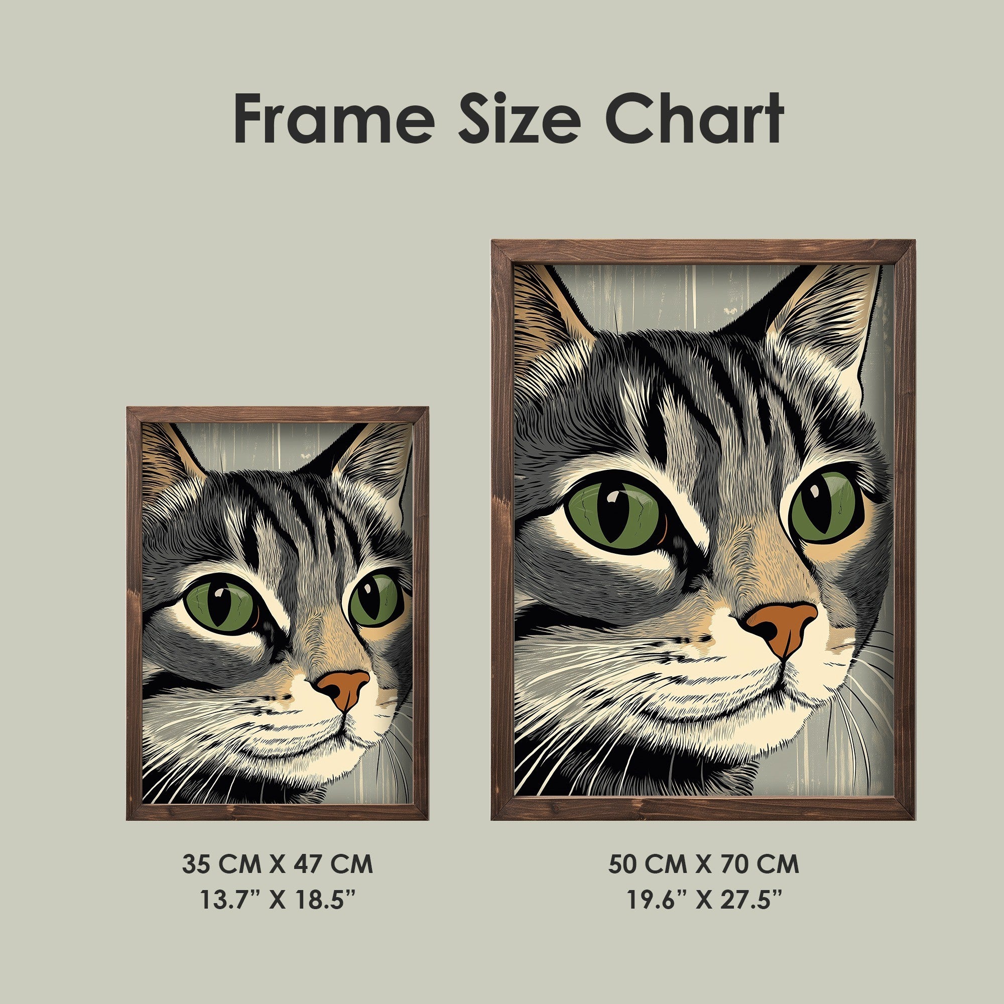 Quadro Decorativo MDF Emoldurado Multicolor TUN062-L - Impressão UV em Madeira de Pinho 35x47cm