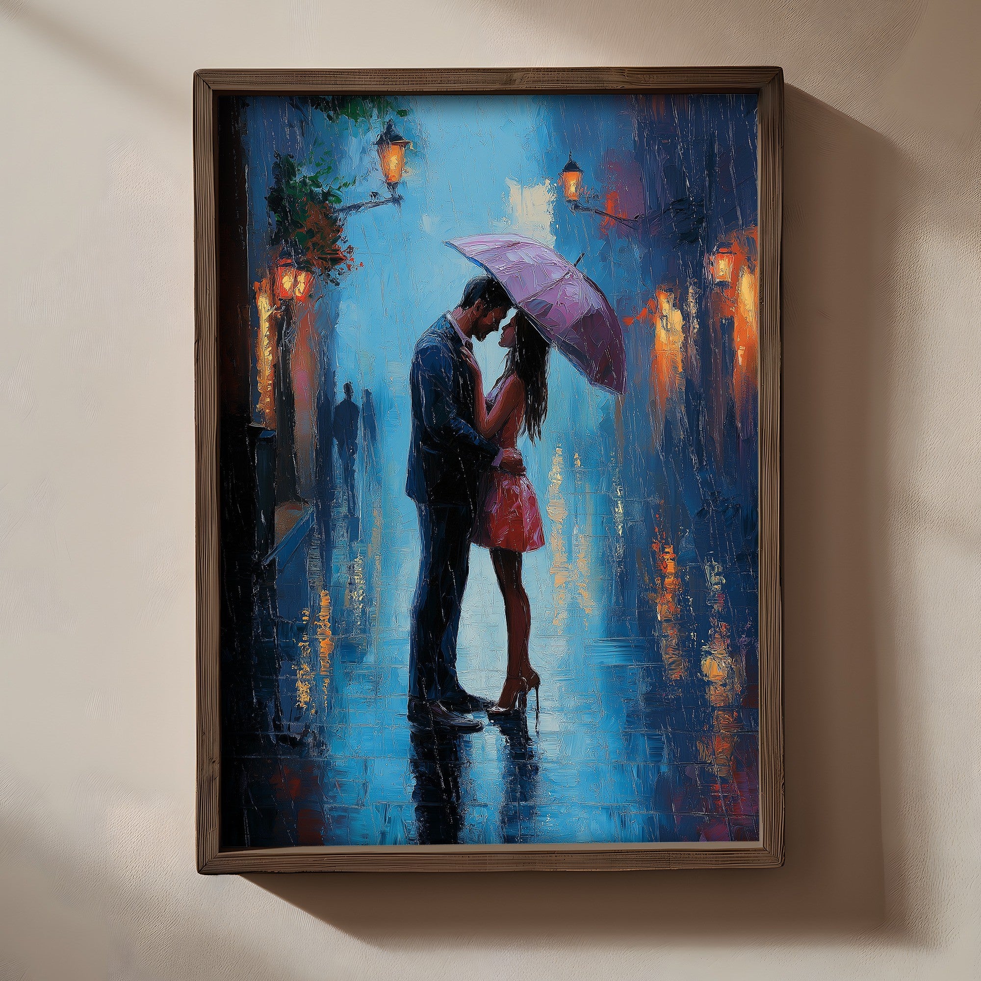 Quadro Decorativo MDF Emoldurado Multicolor 35x47cm - Impressão UV em Madeira de Pinho