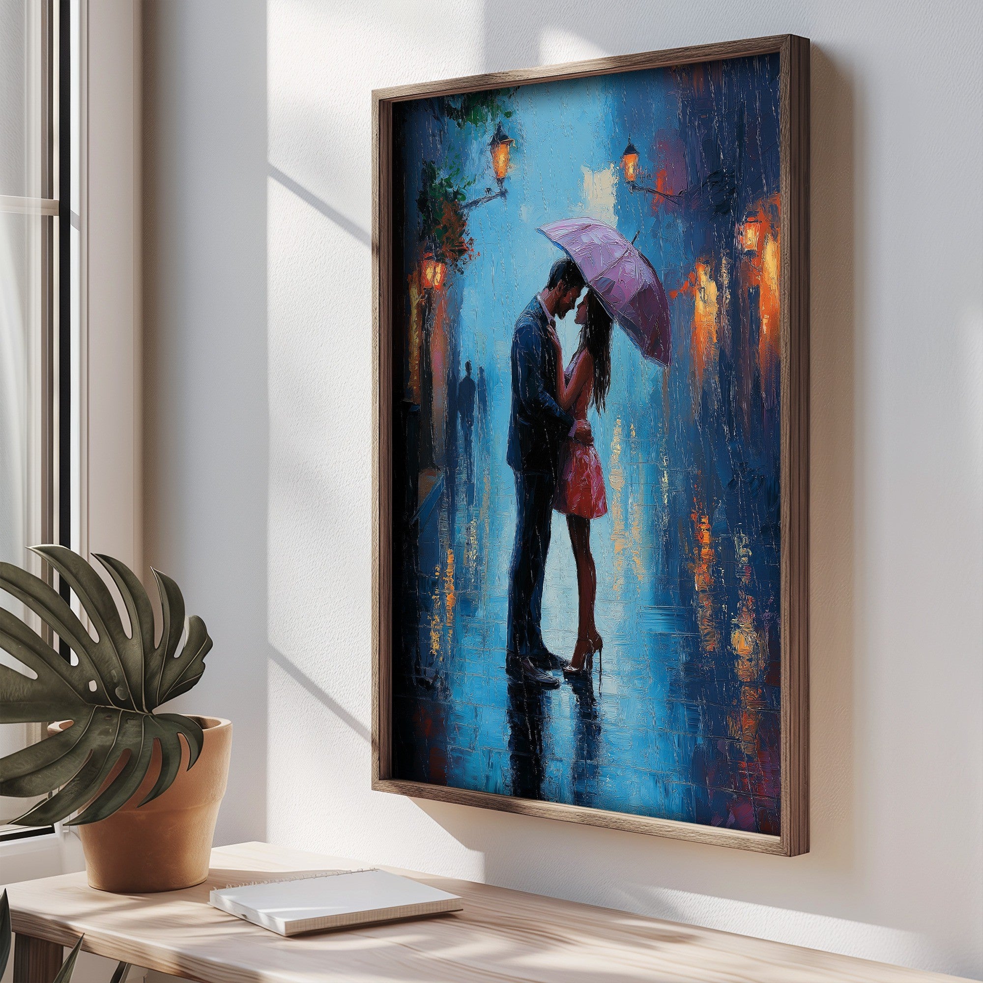 Quadro Decorativo MDF Emoldurado Multicolor 35x47cm - Impressão UV em Madeira de Pinho