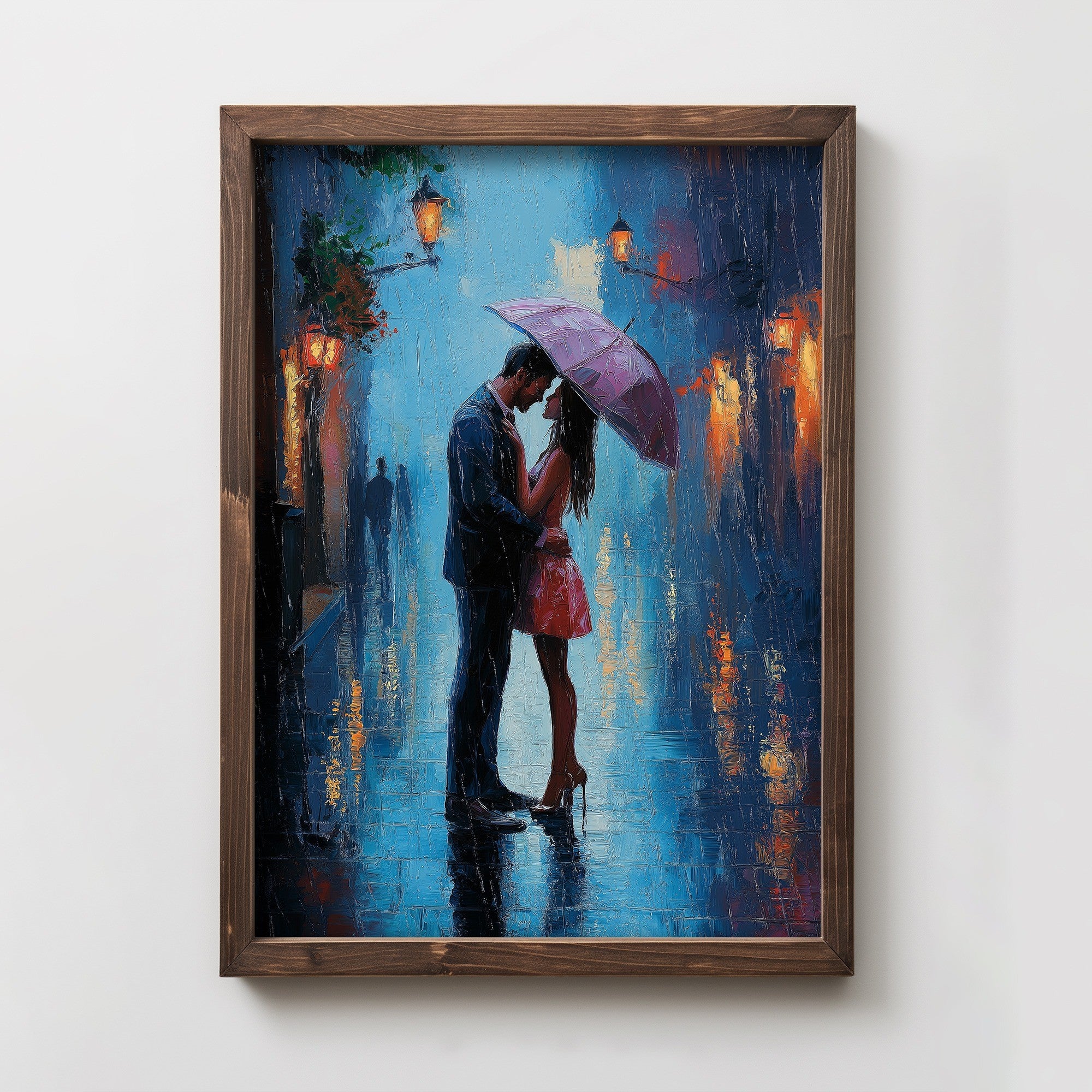 Quadro Decorativo MDF Emoldurado Multicolor 35x47cm - Impressão UV em Madeira de Pinho