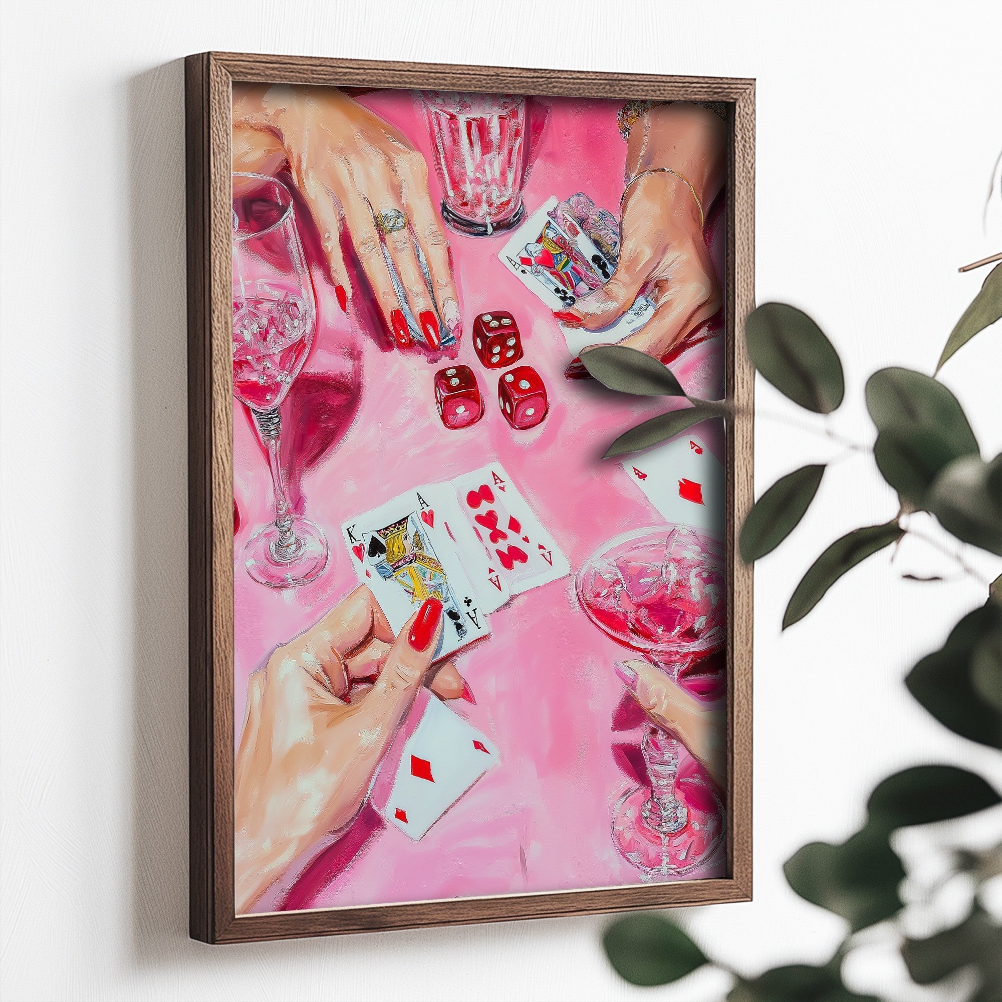 Quadro Decorativo MDF Emoldurado Multicolor 35x47cm - Impressão UV em Madeira de Pinho