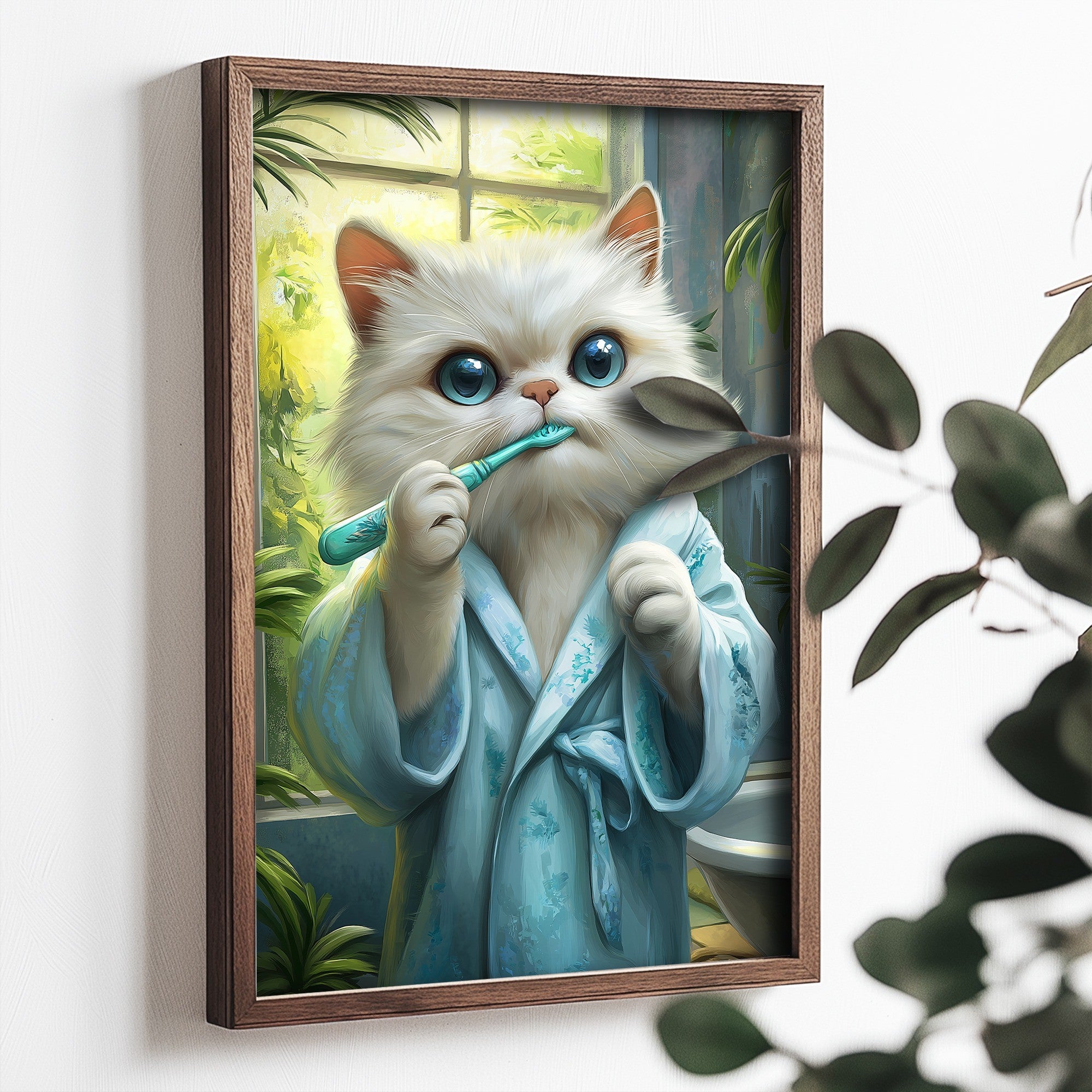 Quadro Decorativo MDF Emoldurado Multicolor 35x47cm - Impressão UV em Madeira de Pinho