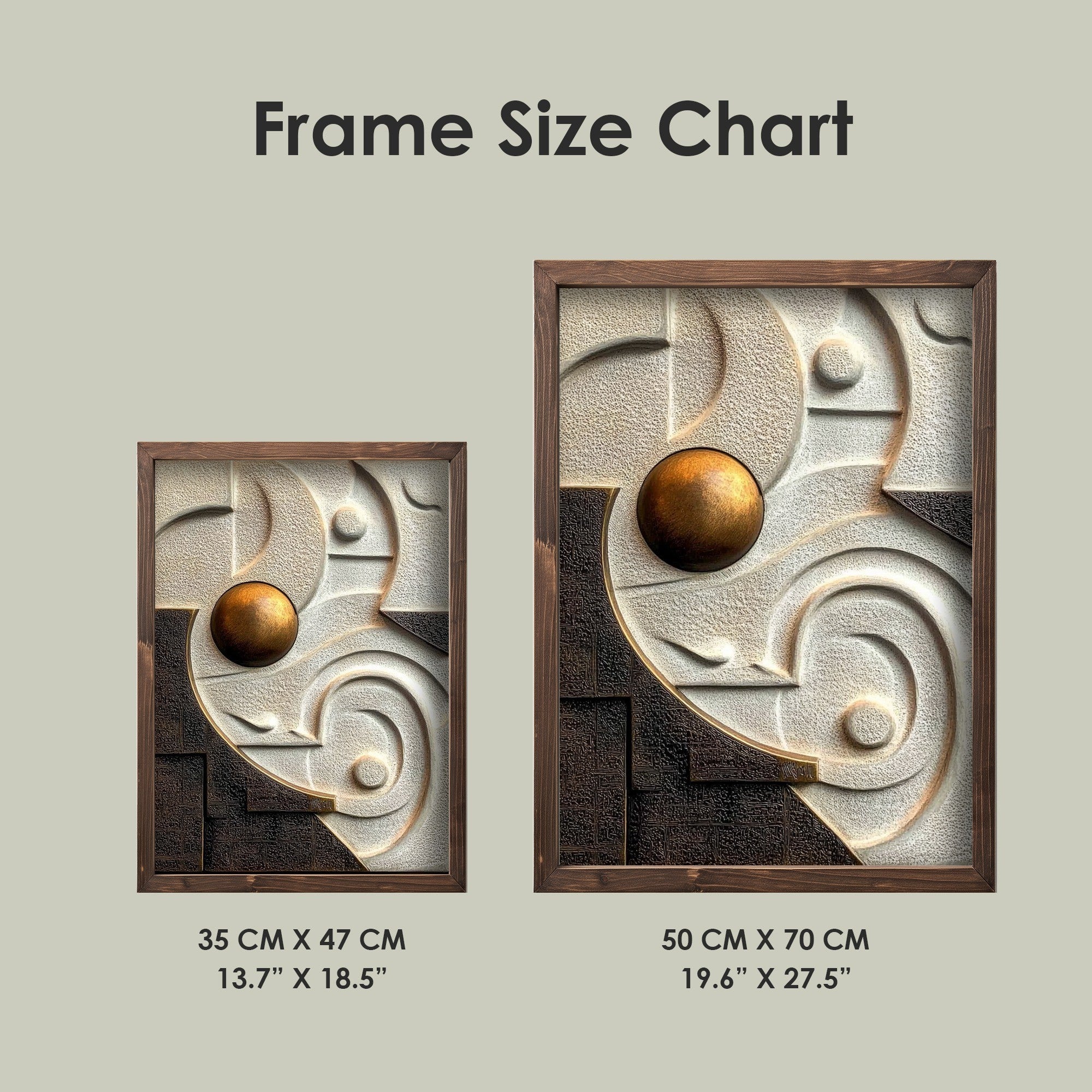 Quadro Decorativo MDF Multicolor com Moldura de Pinho - Impressão UV 35x47cm