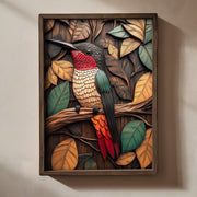 Quadro Decorativo MDF Emoldurado Multicolor TUN070-L - Impressão UV em Madeira de Pinho 35x47cm