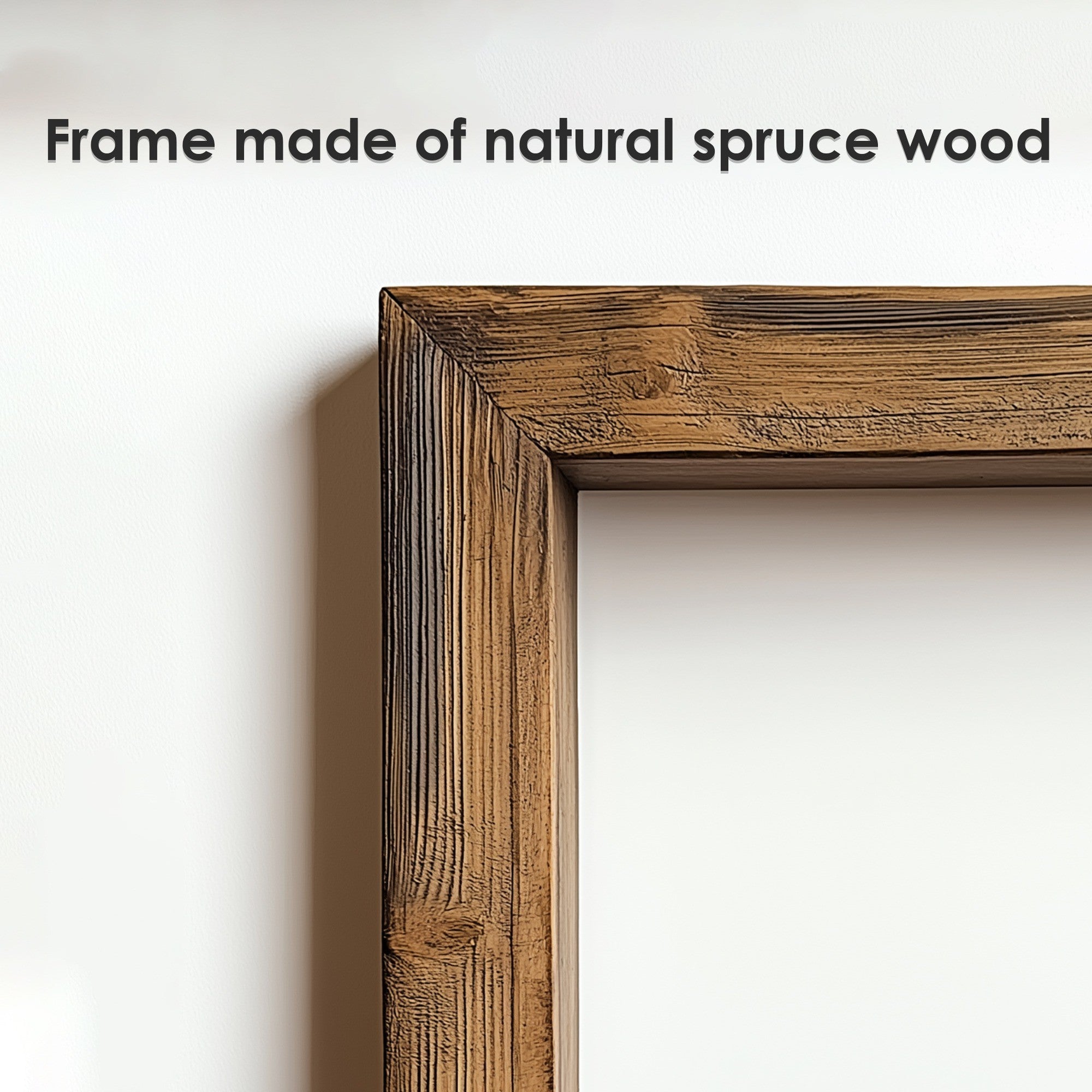 Quadro Decorativo MDF Emoldurado Multicolor 35x47cm - Impressão UV em Madeira de Pinho