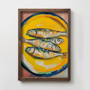 Quadro Decorativo MDF Emoldurado Multicolor 35x47cm - Impressão UV em Madeira de Pinho