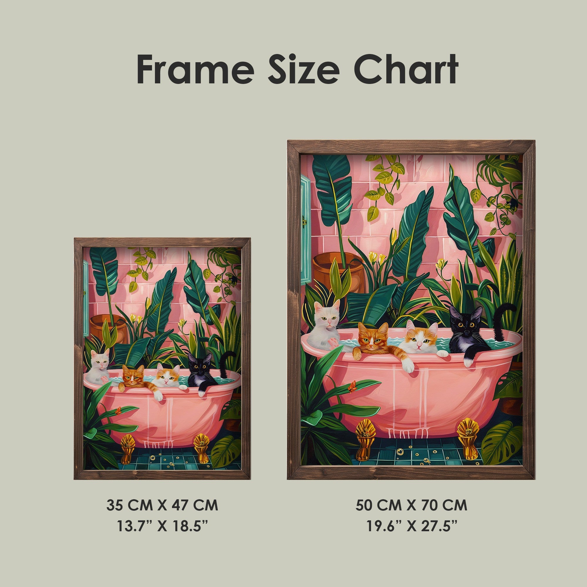 Quadro Decorativo MDF Emoldurado Multicolor TUN075-L - Impressão UV em Madeira de Pinho 35x47cm