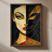 Quadro Decorativo MDF Emoldurado Multicolor TUN079-L - Impressão UV em Madeira de Pinho 35x47cm