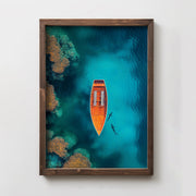 Quadro Decorativo MDF Emoldurado Multicolor TUN080-L - Impressão UV em Madeira de Pinho 35x47cm