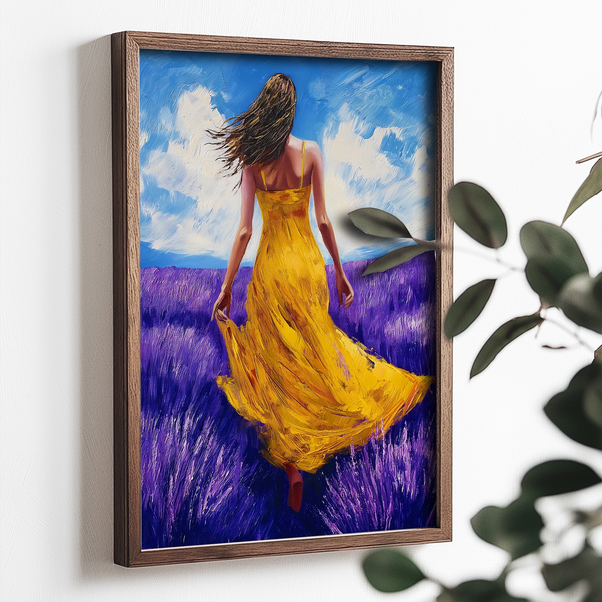 Quadro Decorativo MDF Emoldurado Multicolor 35x47cm - Impressão UV em Madeira de Pinho