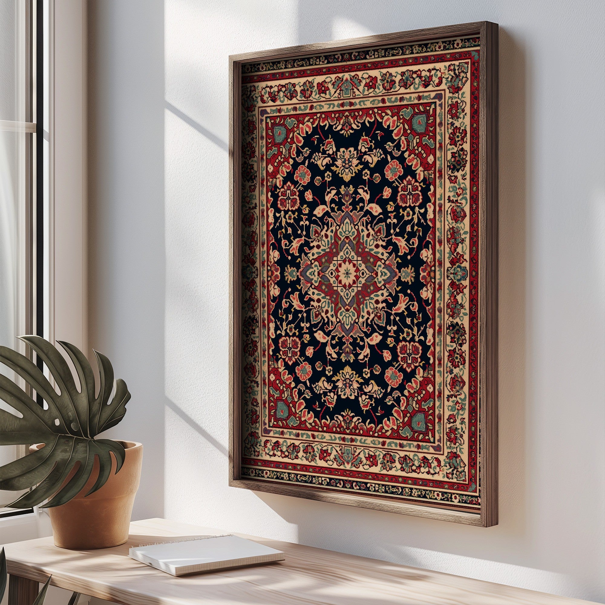 Quadro Decorativo MDF Emoldurado Multicolor TUN082-L - Impressão UV em Madeira de Pinho 35x47cm