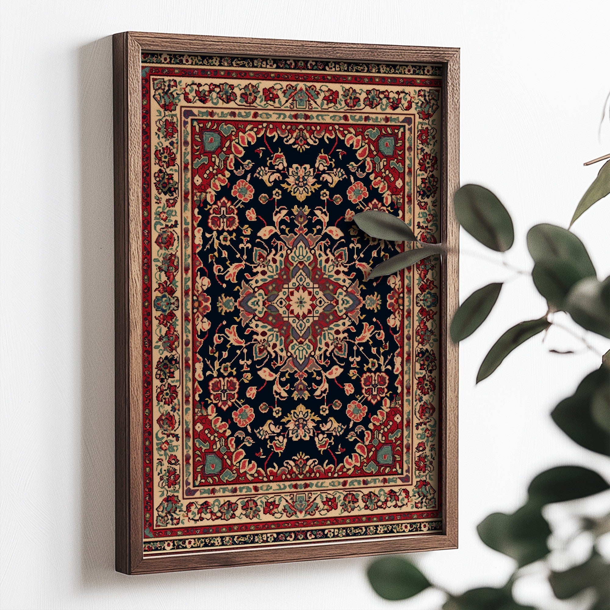 Quadro Decorativo MDF Emoldurado Multicolor TUN082-L - Impressão UV em Madeira de Pinho 35x47cm