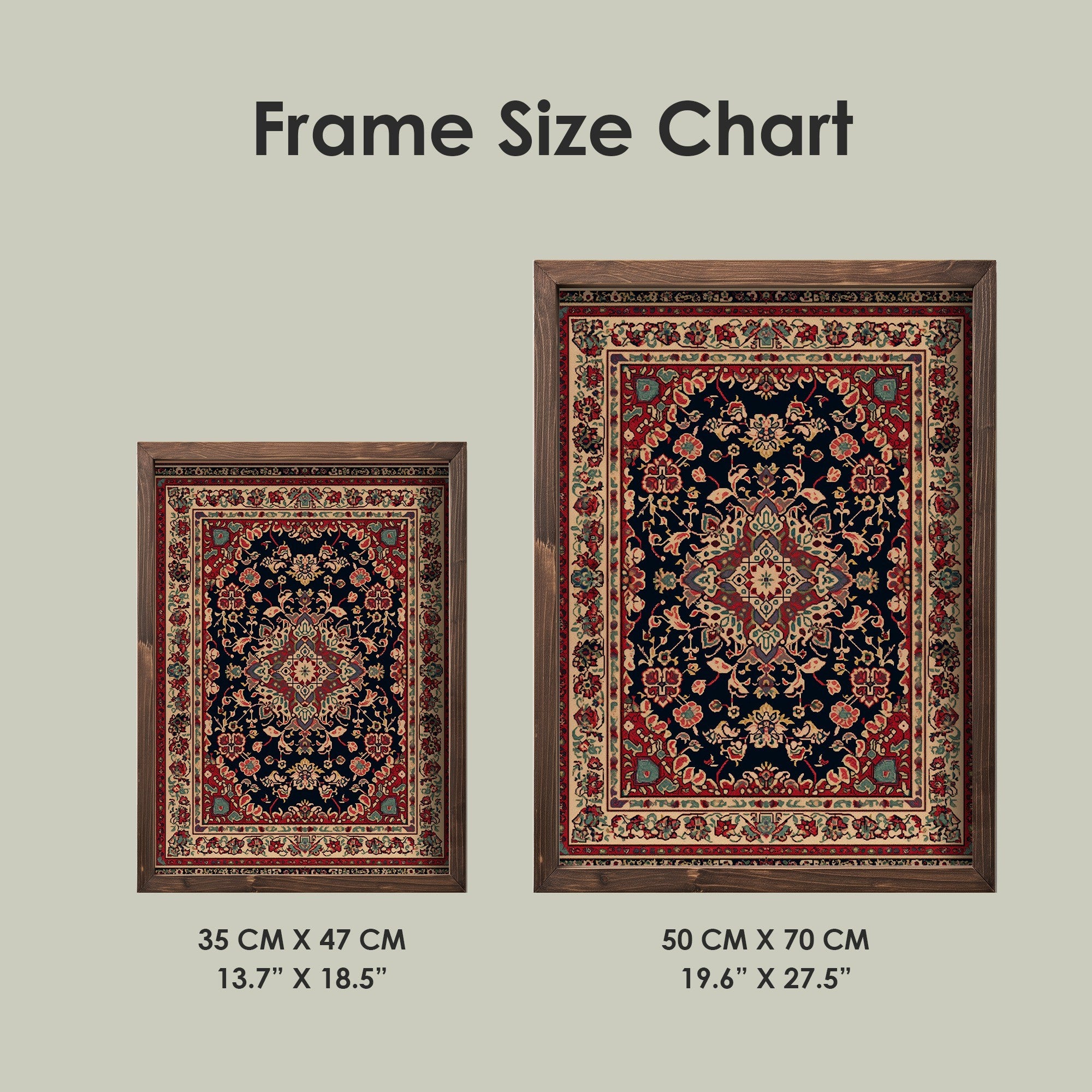 Quadro Decorativo MDF Emoldurado Multicolor TUN082-L - Impressão UV em Madeira de Pinho 35x47cm