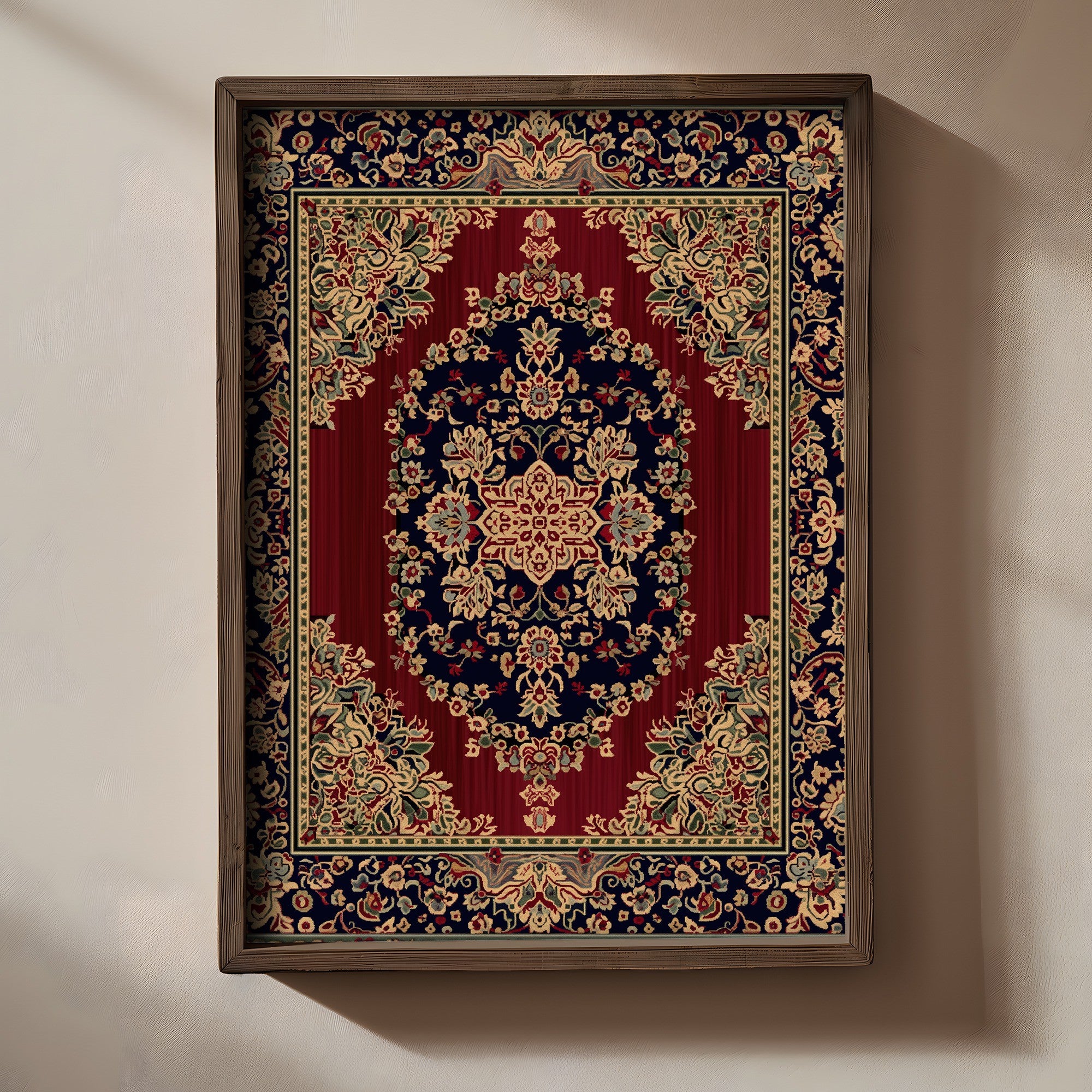 Quadro Decorativo MDF Emoldurado Multicolor 35x47cm - Impressão UV em Madeira de Pinho