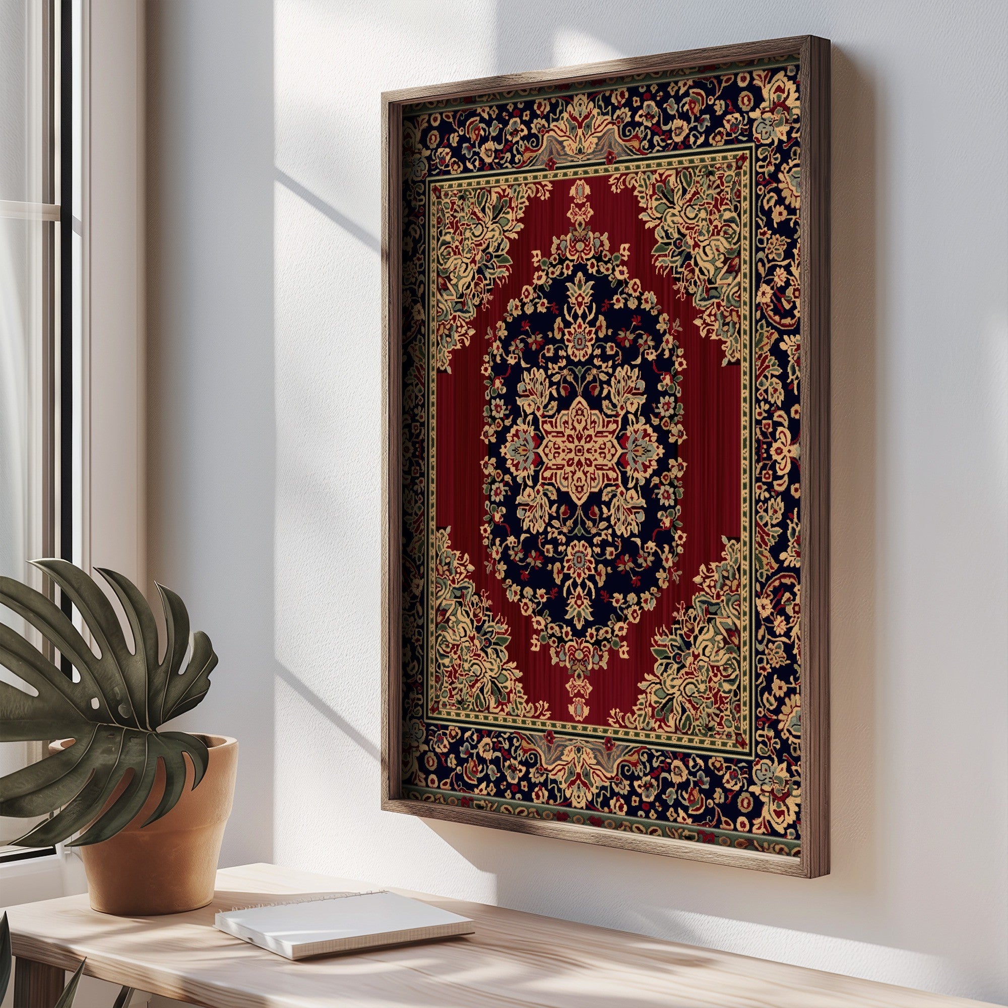 Quadro Decorativo MDF Emoldurado Multicolor 35x47cm - Impressão UV em Madeira de Pinho