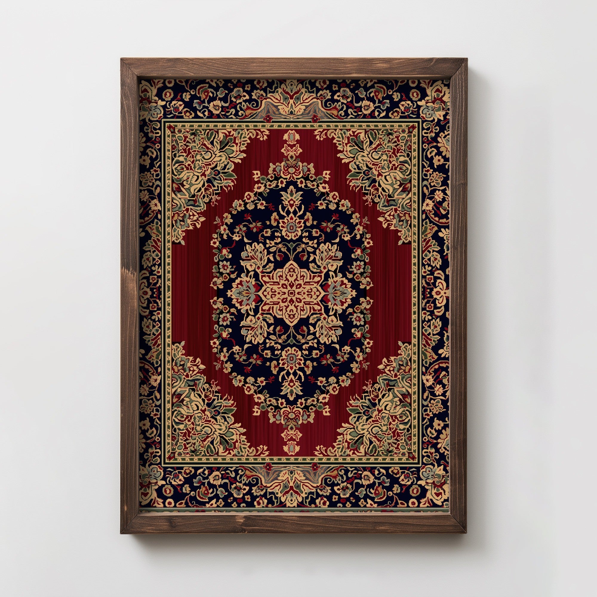 Quadro Decorativo MDF Emoldurado Multicolor 35x47cm - Impressão UV em Madeira de Pinho