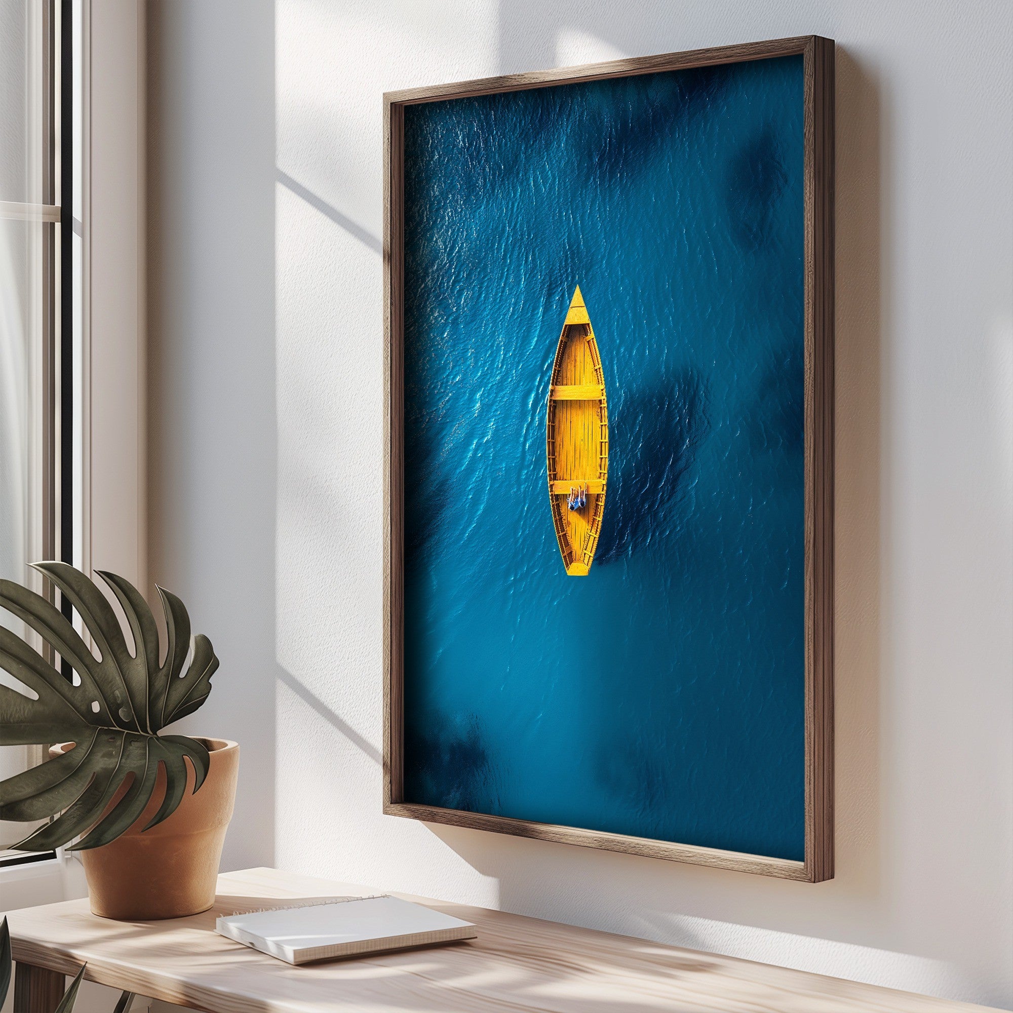 Quadro Decorativo MDF Emoldurado Multicolor TUN086-L - Impressão UV em Madeira de Pinho 35x47cm