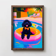 Quadro Decorativo MDF Emoldurado Multicolor 35x47cm - Impressão UV em Madeira de Pinho