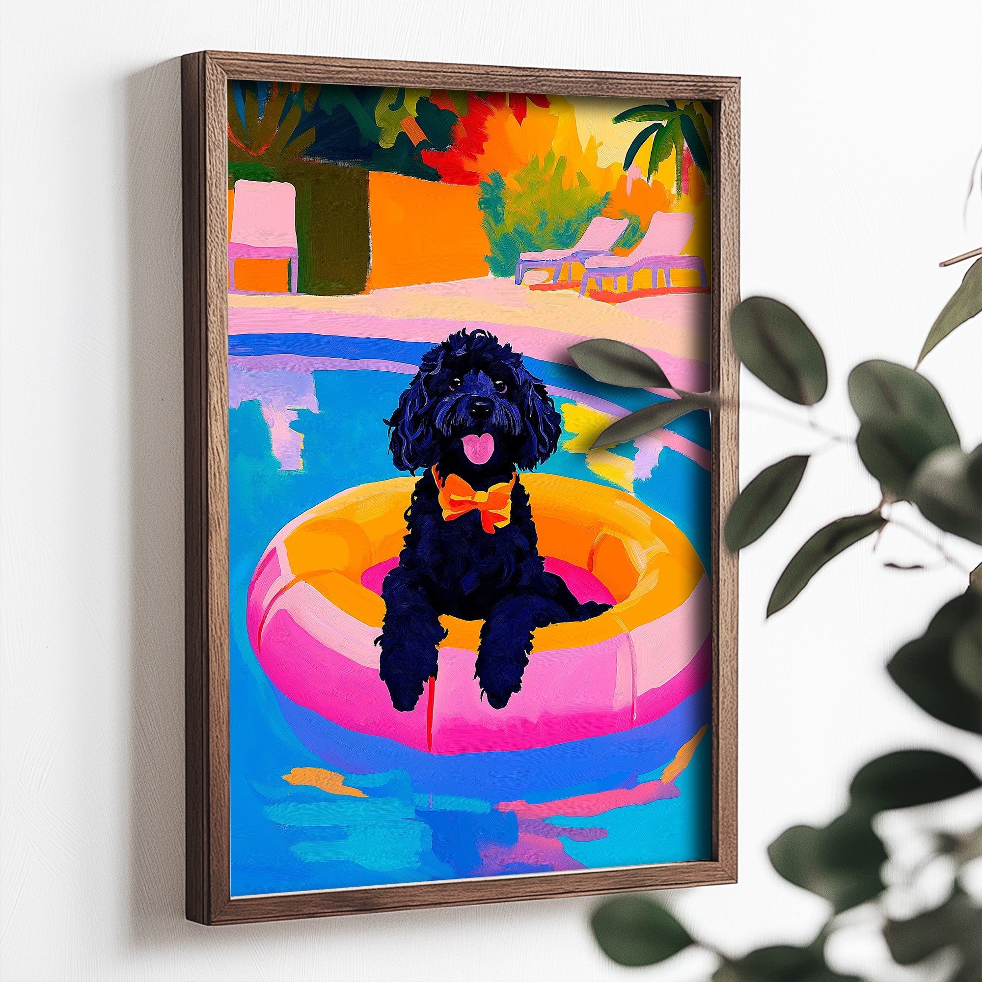 Quadro Decorativo MDF Emoldurado Multicolor 35x47cm - Impressão UV em Madeira de Pinho