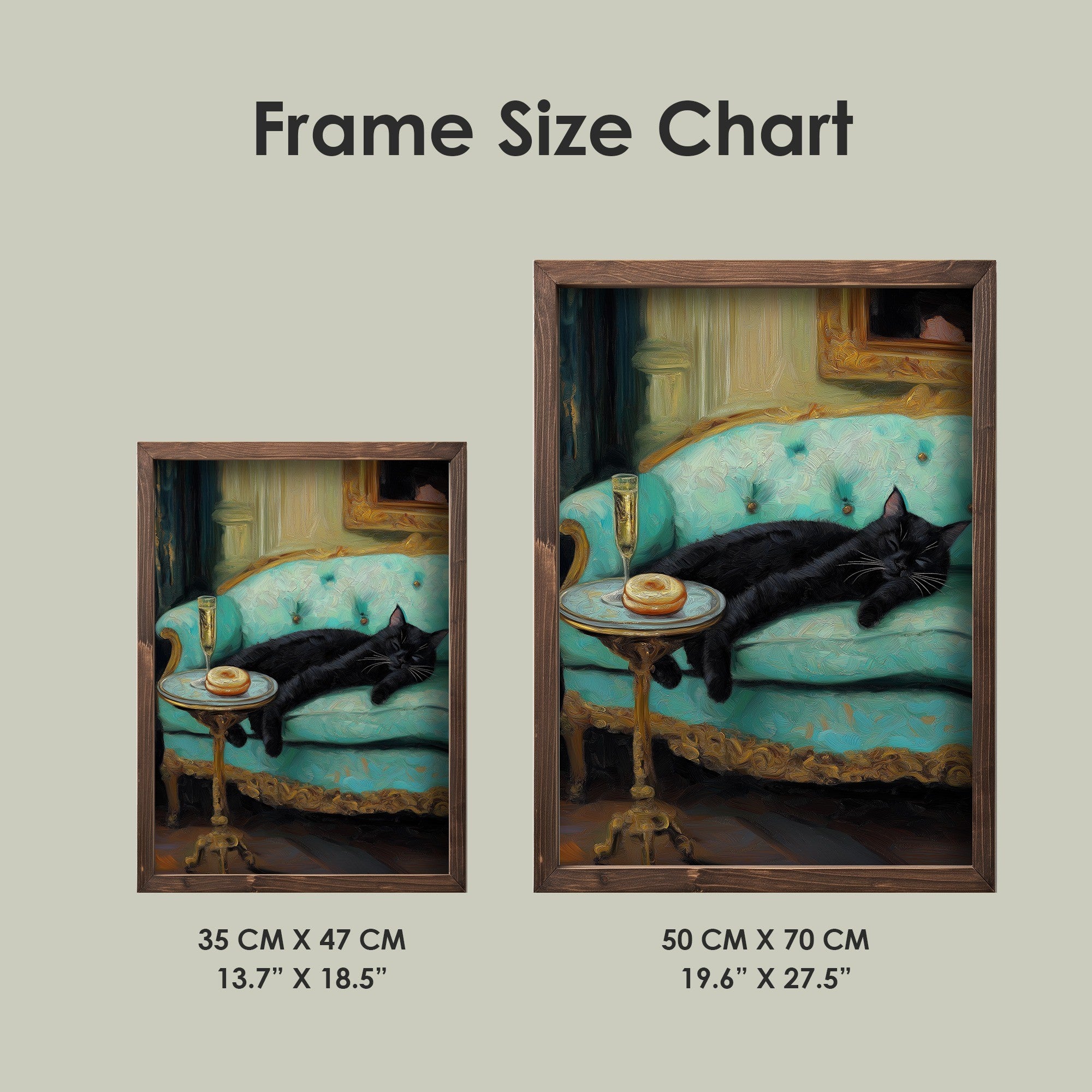 Quadro Decorativo MDF Emoldurado Multicolor TUN090-L - Impressão UV em Madeira de Pinho 35x47cm