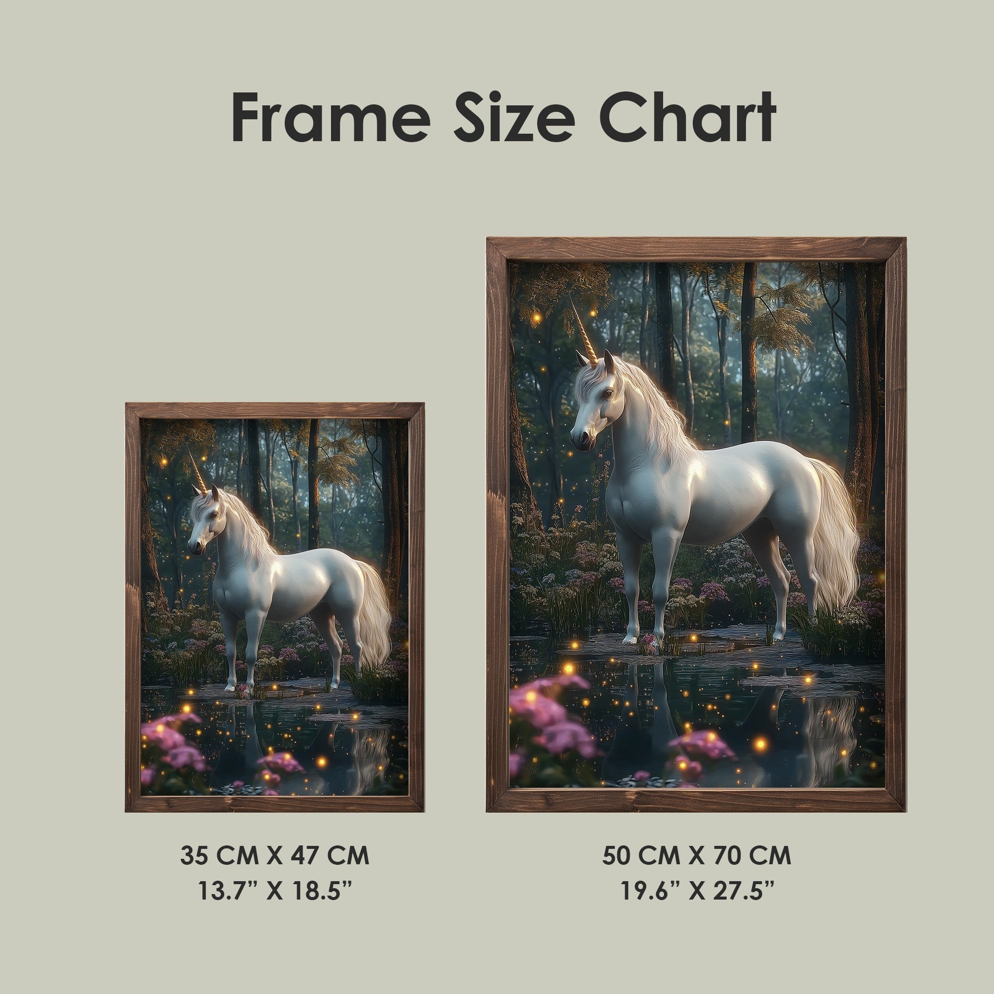 Quadro Decorativo MDF Emoldurado Multicolor TUN095-L - Impressão UV em Madeira de Pinho 35x47cm