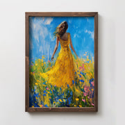 Quadro Decorativo MDF Emoldurado Multicolor 35x47cm - Impressão UV em Madeira de Pinho