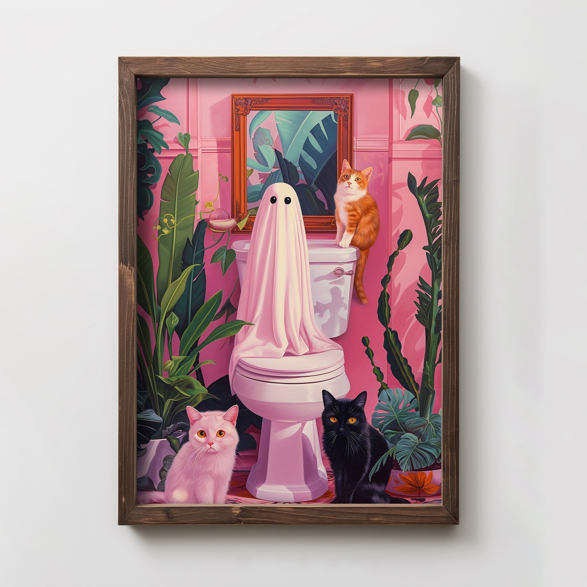 Quadro Decorativo MDF Emoldurado Multicolor TUN100-L - Impressão UV em Madeira de Pinho 35x47cm