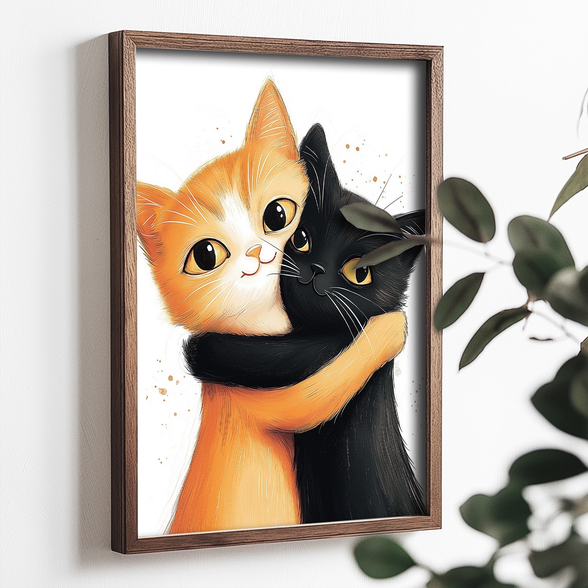 Quadro Decorativo MDF Emoldurado Multicolor TUN101-L - Impressão UV em Madeira de Pinho 35x47cm