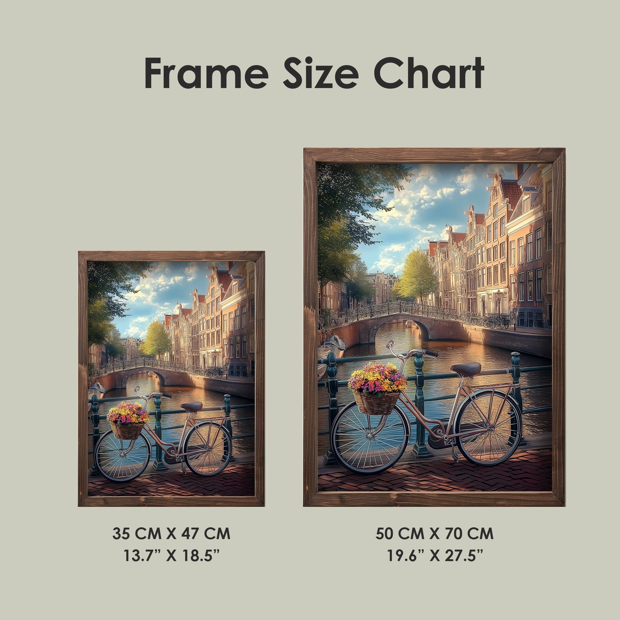 Quadro Decorativo MDF Emoldurado Multicolor TUN102-L - Impressão UV em Madeira de Pinho 35x47cm