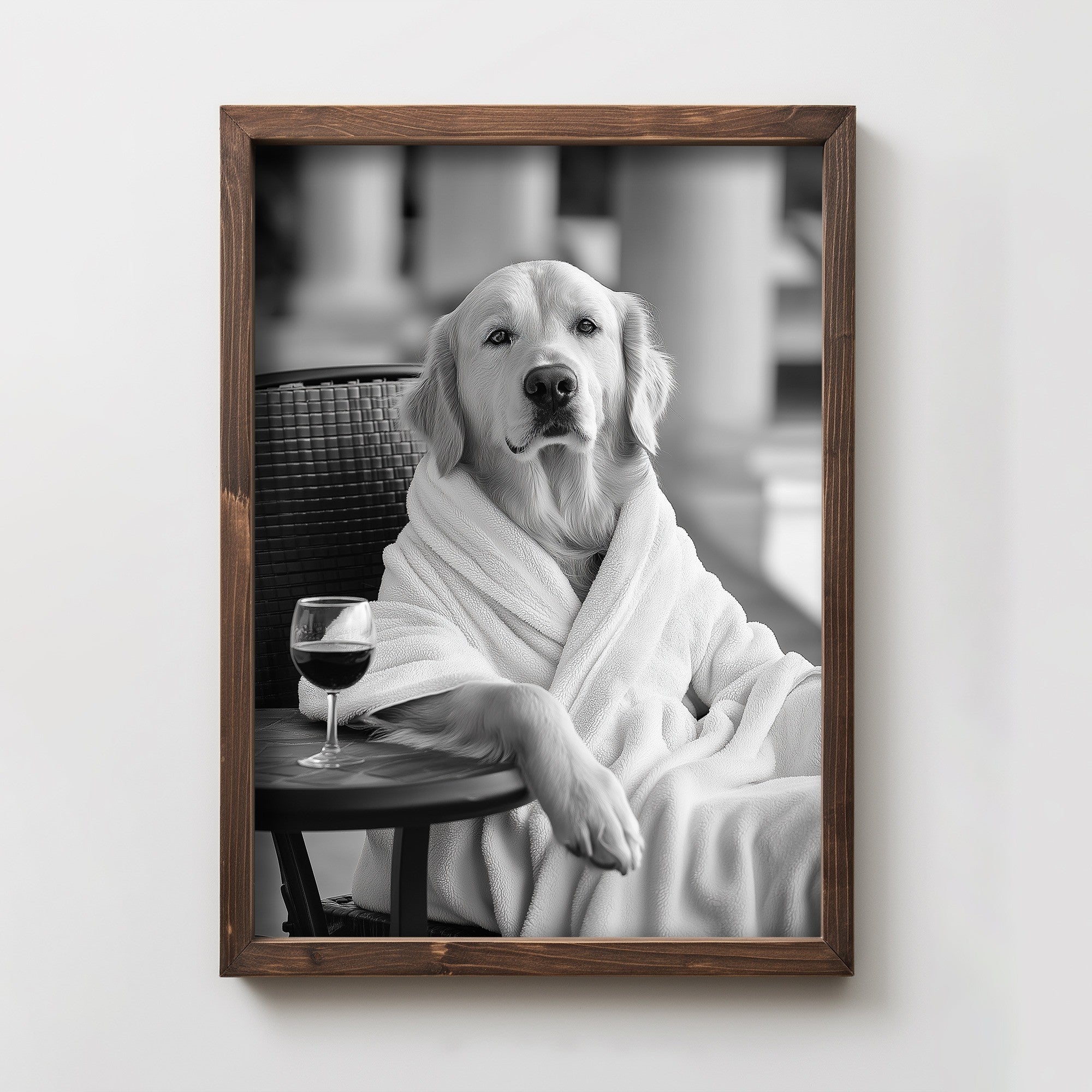 Quadro Decorativo MDF Emoldurado Multicolor TUN104-L - Impressão UV em Madeira de Pinho 35x47cm