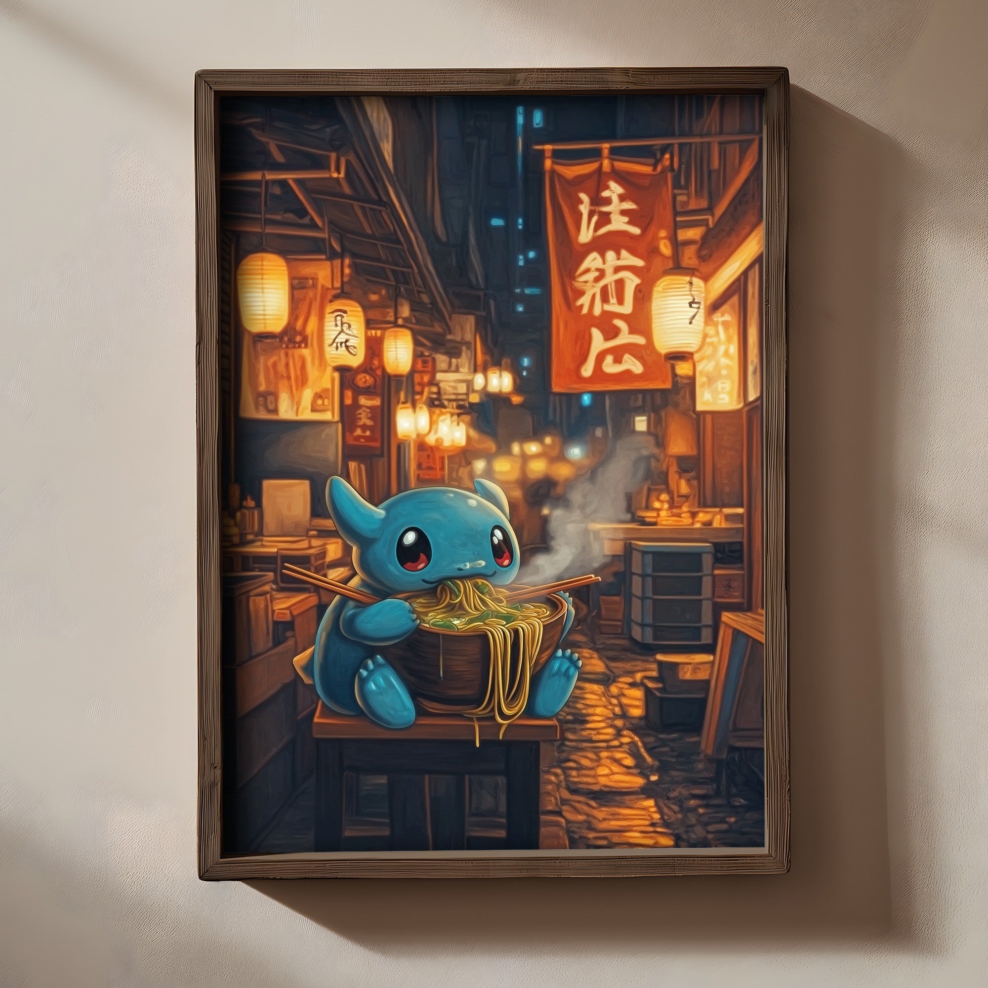 Quadro Decorativo MDF Emoldurado Multicolor TUN110-L - Impressão UV em Madeira de Pinho 35x47cm