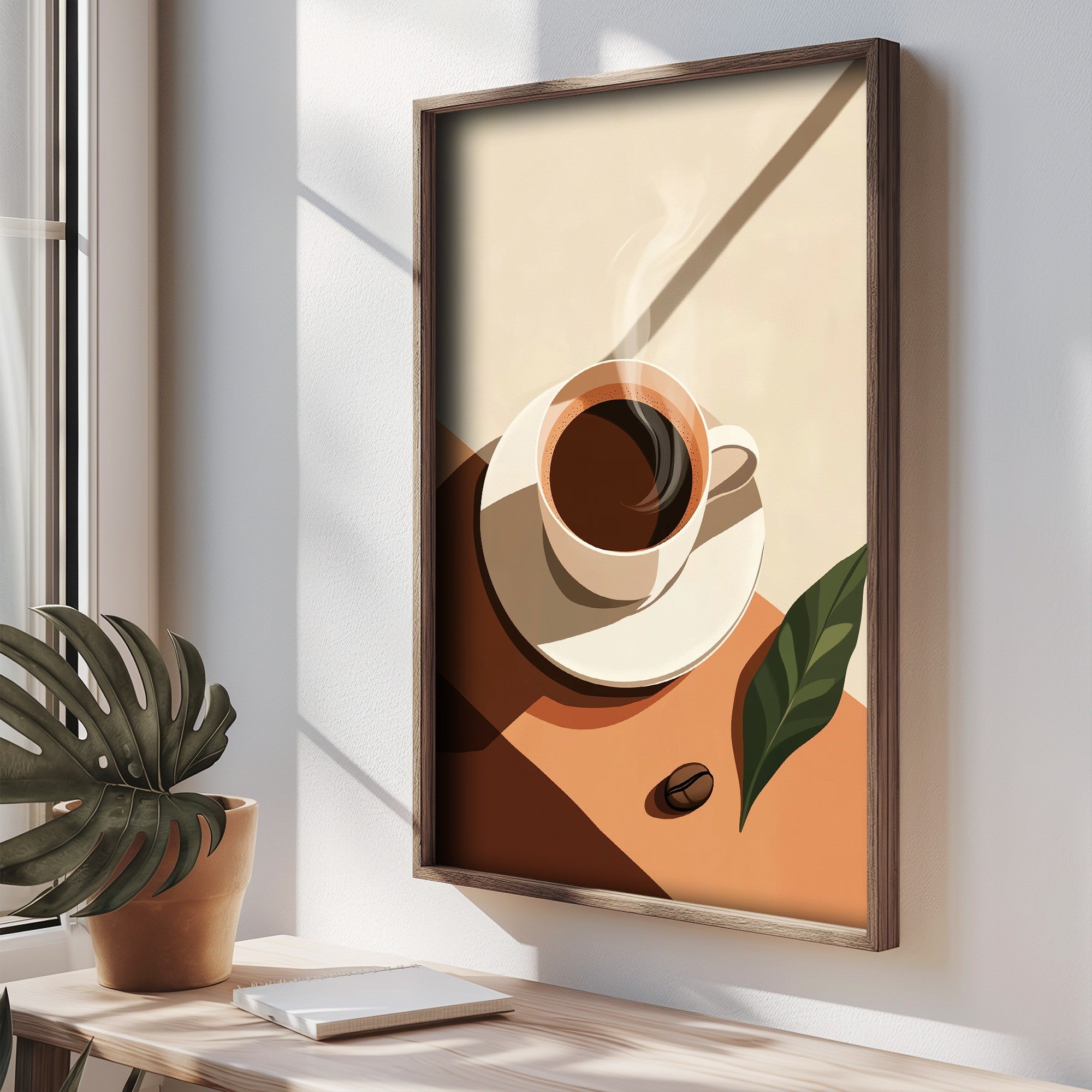 Quadro Decorativo MDF Emoldurado Multicolor TUN111-L - Impressão UV em Madeira de Pinho 35x47cm