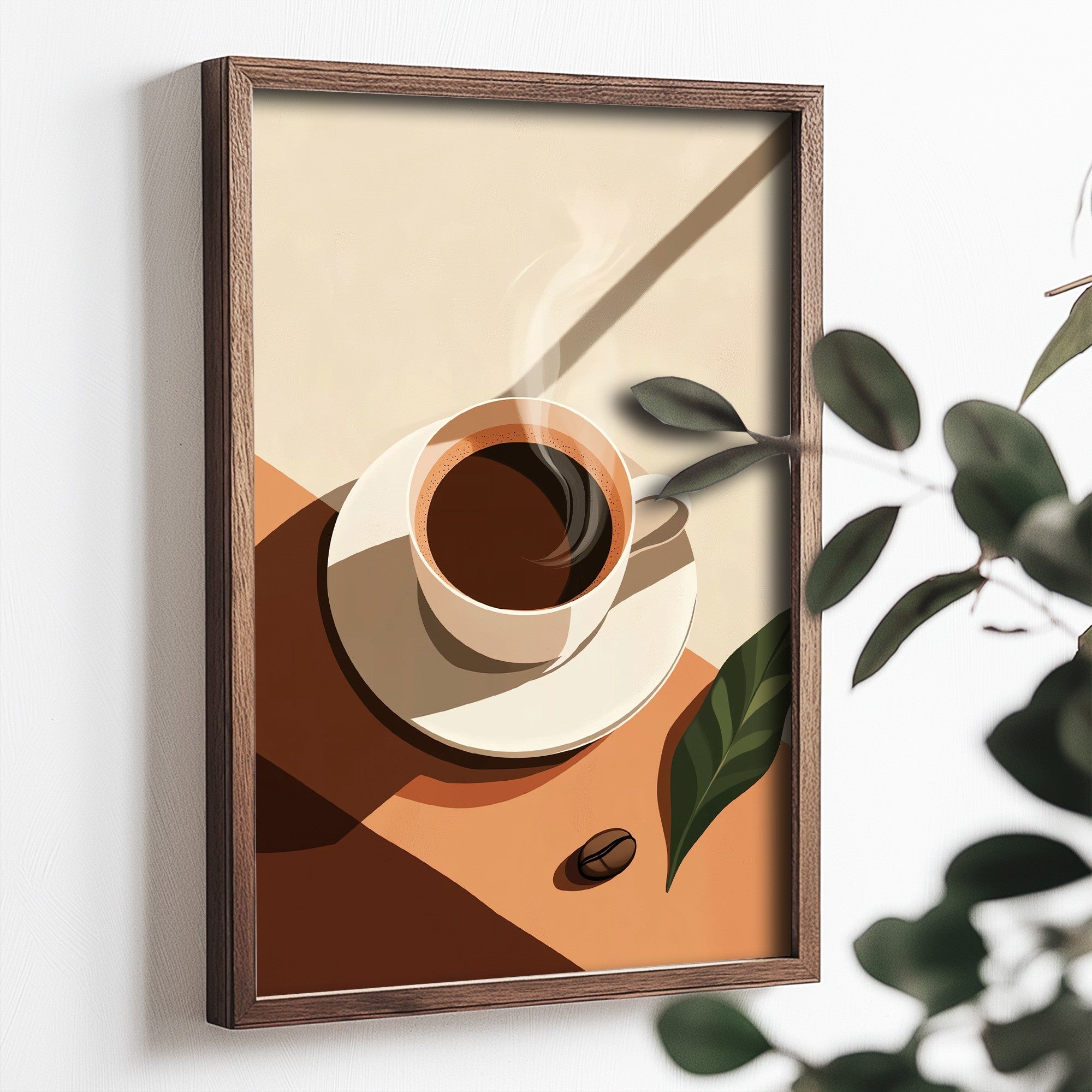 Quadro Decorativo MDF Emoldurado Multicolor TUN111-L - Impressão UV em Madeira de Pinho 35x47cm