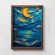 Quadro Decorativo MDF Emoldurado Multicolor TUN112-L - Impressão UV em Madeira de Pinho 35x47cm