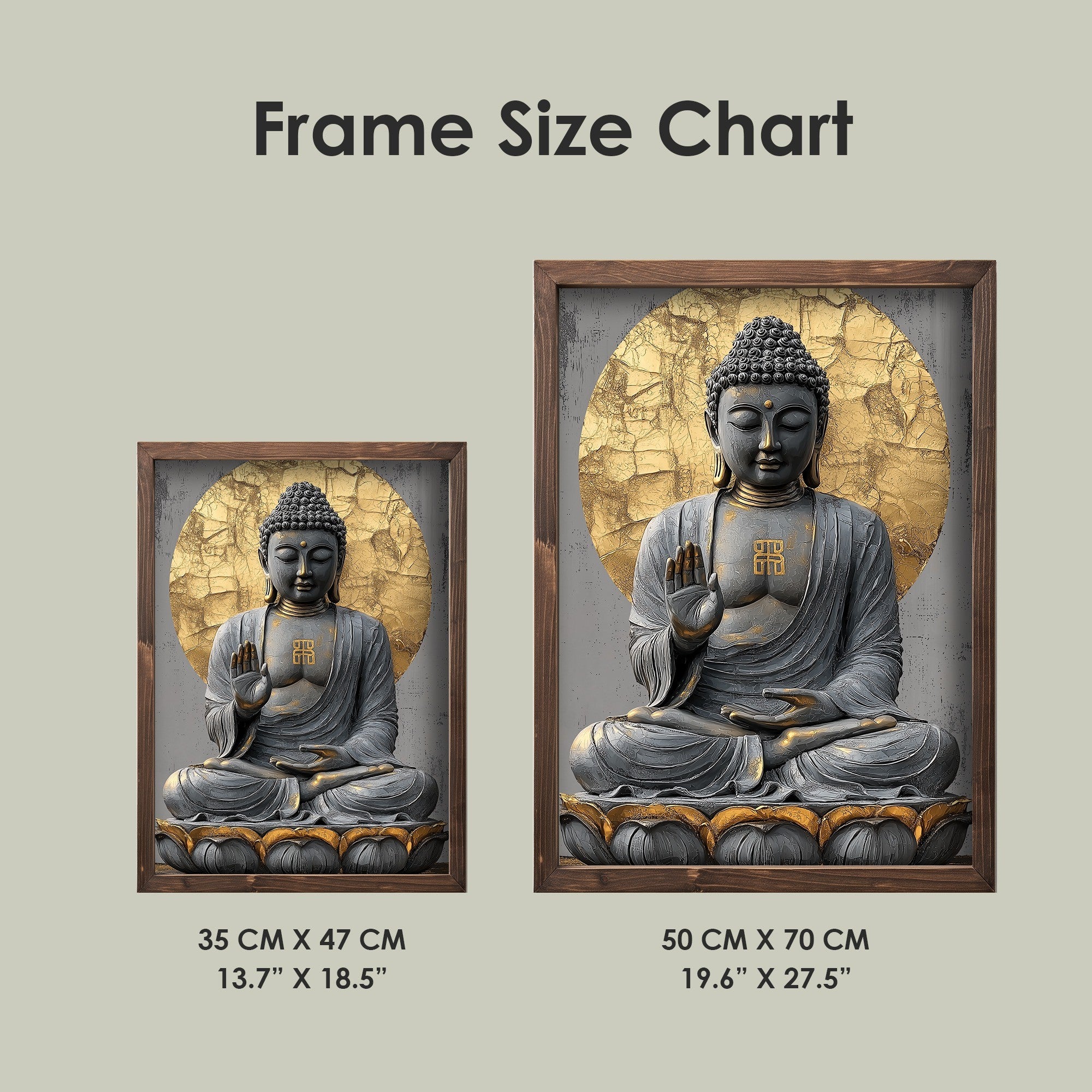 Quadro Decorativo MDF Emoldurado Multicolor TUN113-L - Impressão UV em Madeira de Pinho 35x47cm