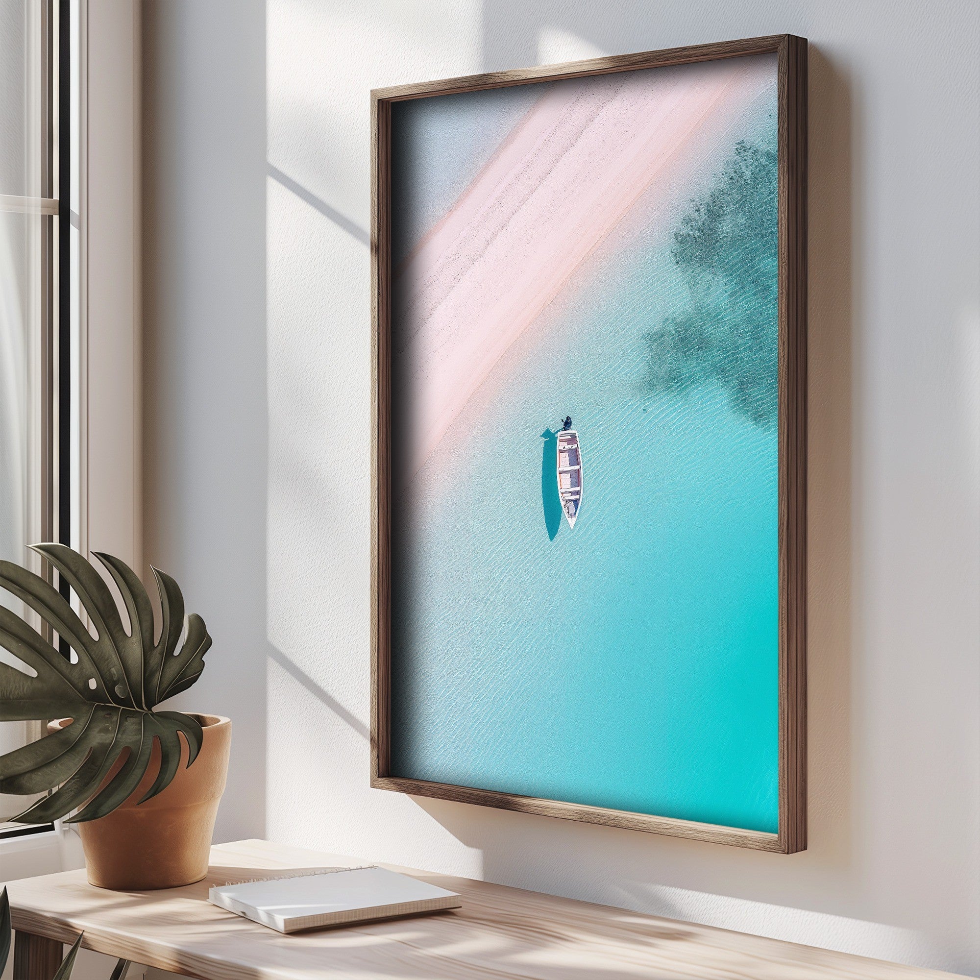 Quadro Decorativo MDF Emoldurado Multicolor TUN114-L - Impressão UV em Madeira de Pinho 35x47cm