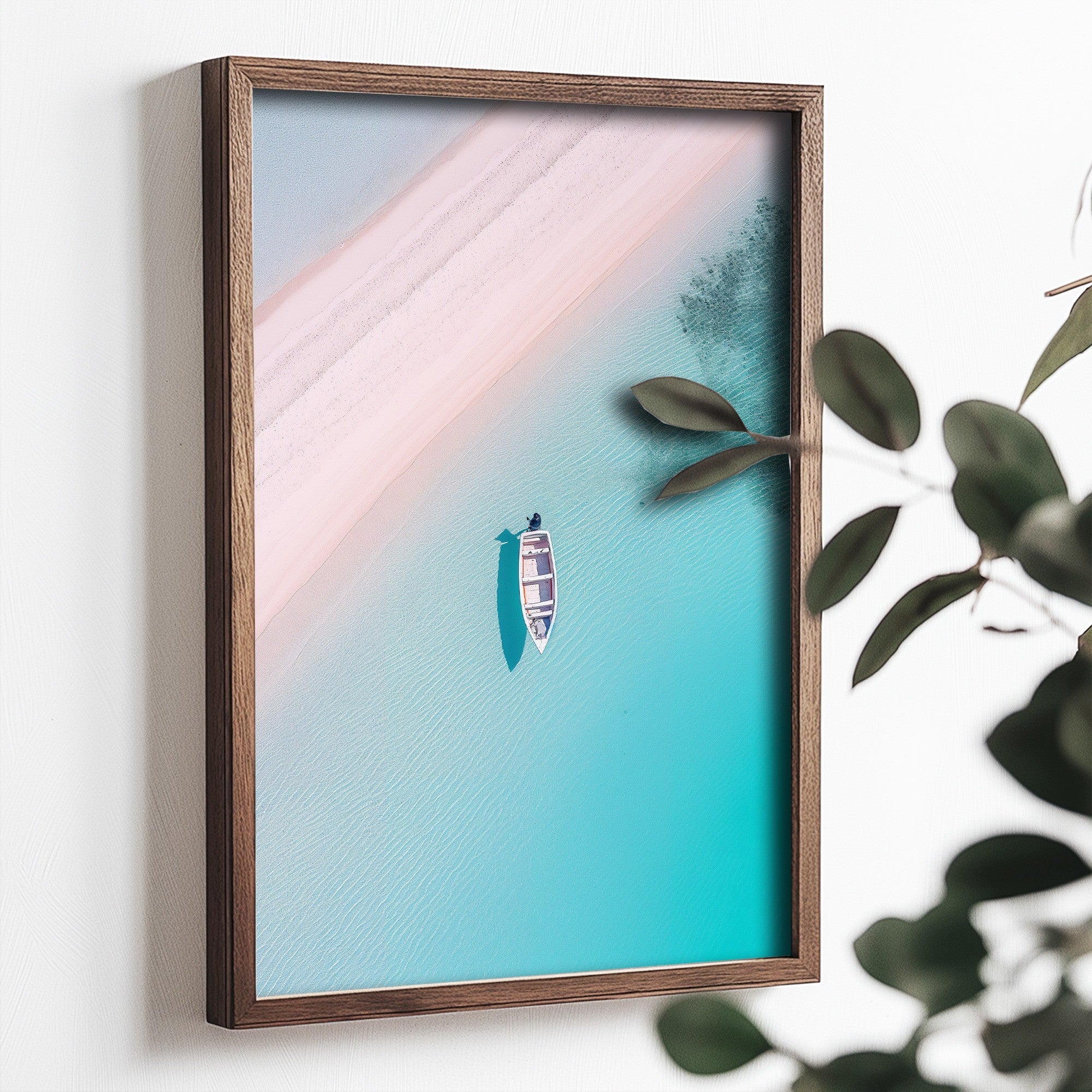 Quadro Decorativo MDF Emoldurado Multicolor TUN114-L - Impressão UV em Madeira de Pinho 35x47cm