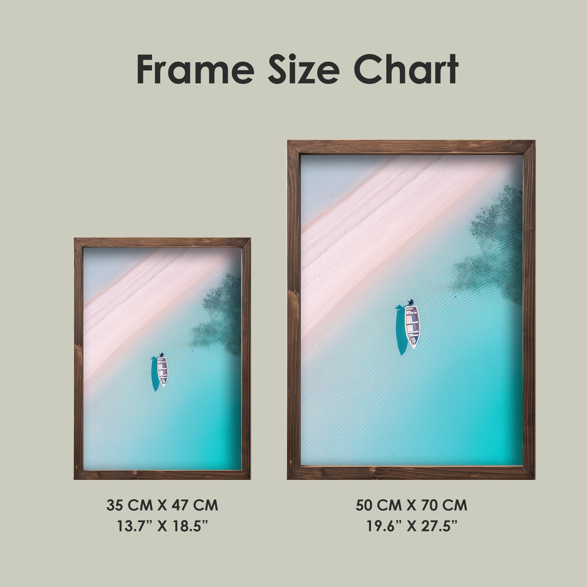 Quadro Decorativo MDF Emoldurado Multicolor TUN114-L - Impressão UV em Madeira de Pinho 35x47cm