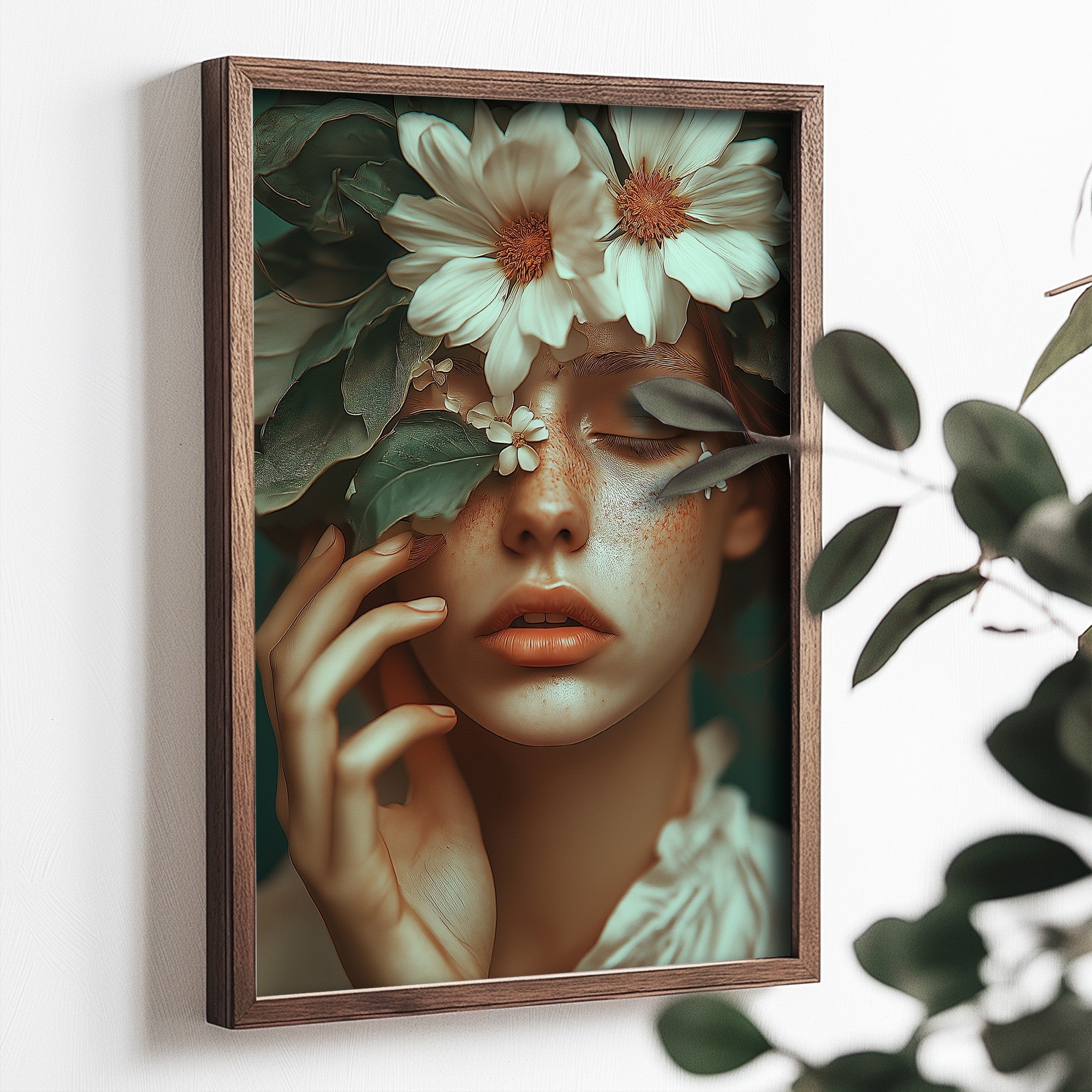 Quadro Decorativo MDF Emoldurado Multicolor TUN116-L - Impressão UV em Madeira de Pinho 35x47cm