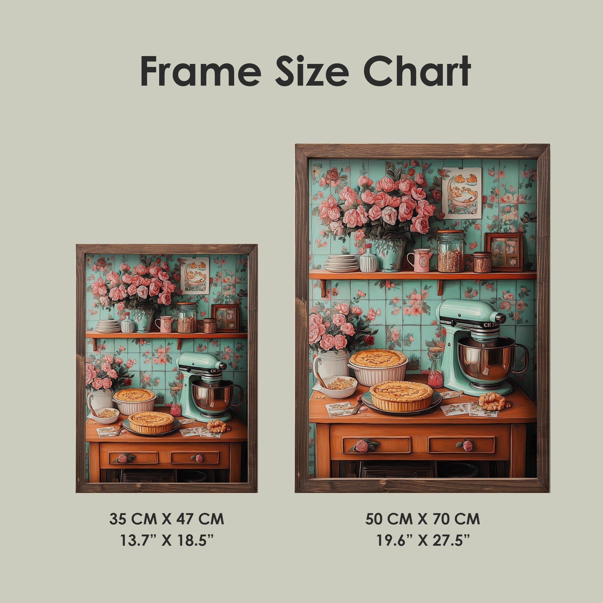 Quadro Decorativo MDF Emoldurado Multicolor TUN117-L - Impressão UV em Madeira de Pinho 35x47cm